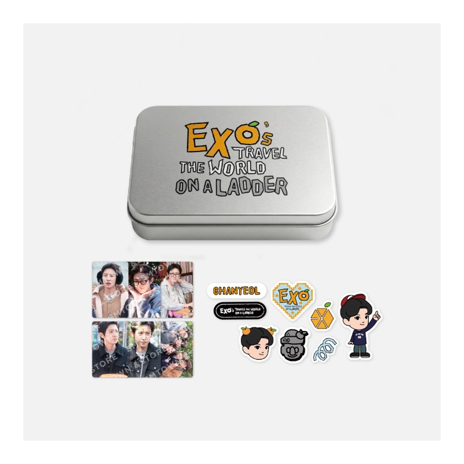 EXO [EXO's Ladder World Travel5] Tin Case Set — Product image