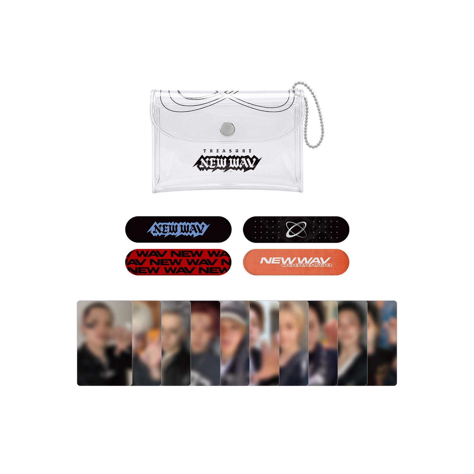[NEWWAV] TREASURE PVC PHOTOCARD POUCH SET — Product image