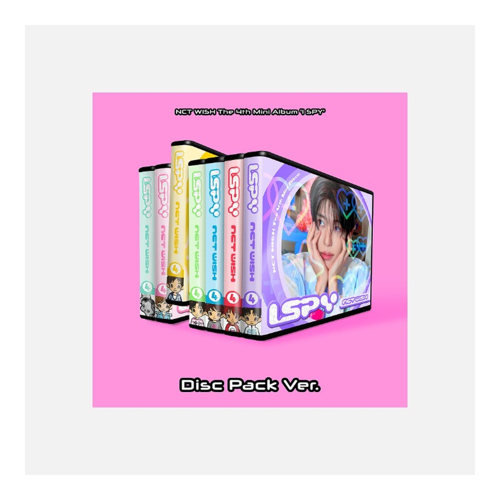 NCT WISH The 4th Mini Album [I SPY] (Disc Pack Ver.) (1 of 7 Covers, Not Selectable) — Product image