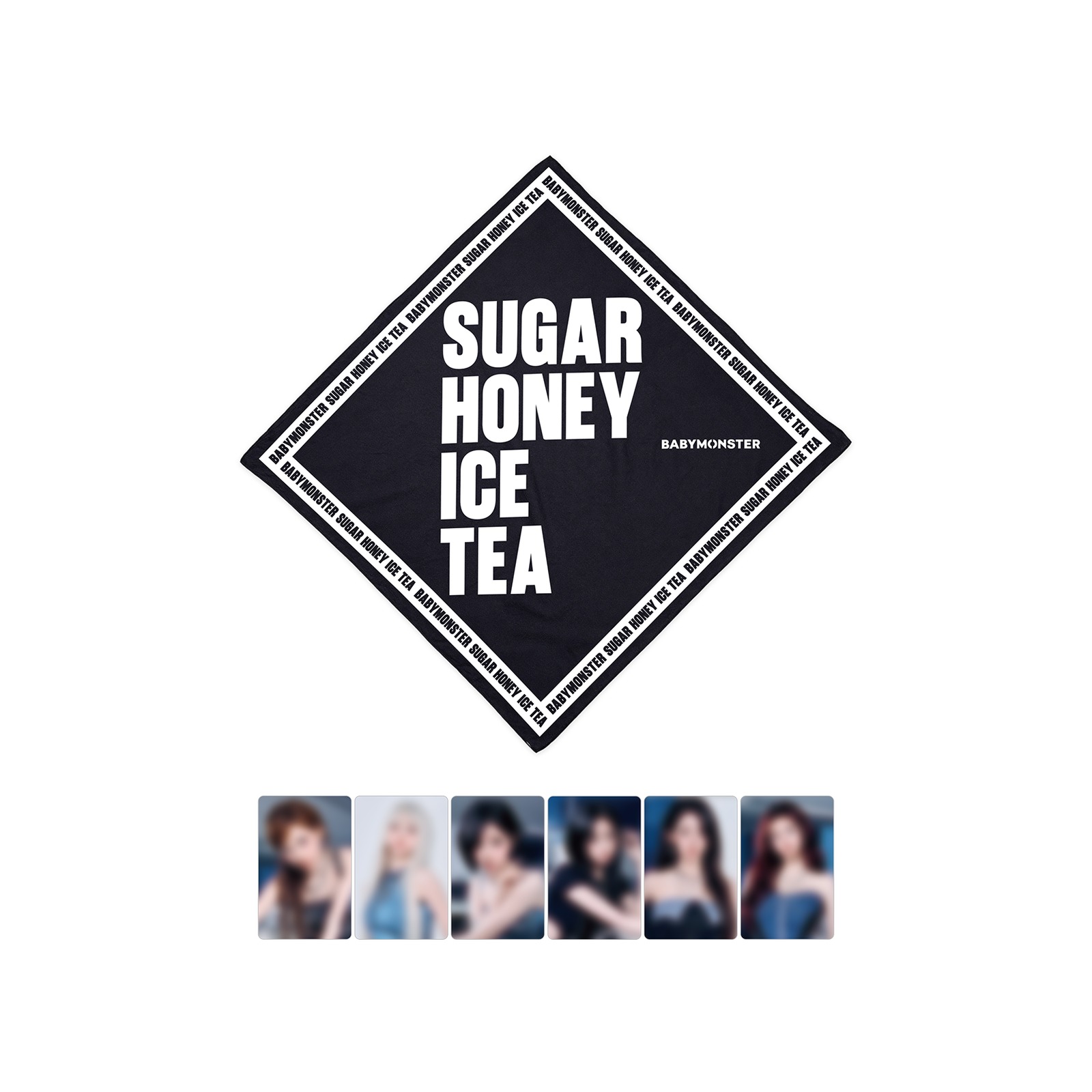 [SUGARHONEY] BABYMONSTER Bandana — Product image