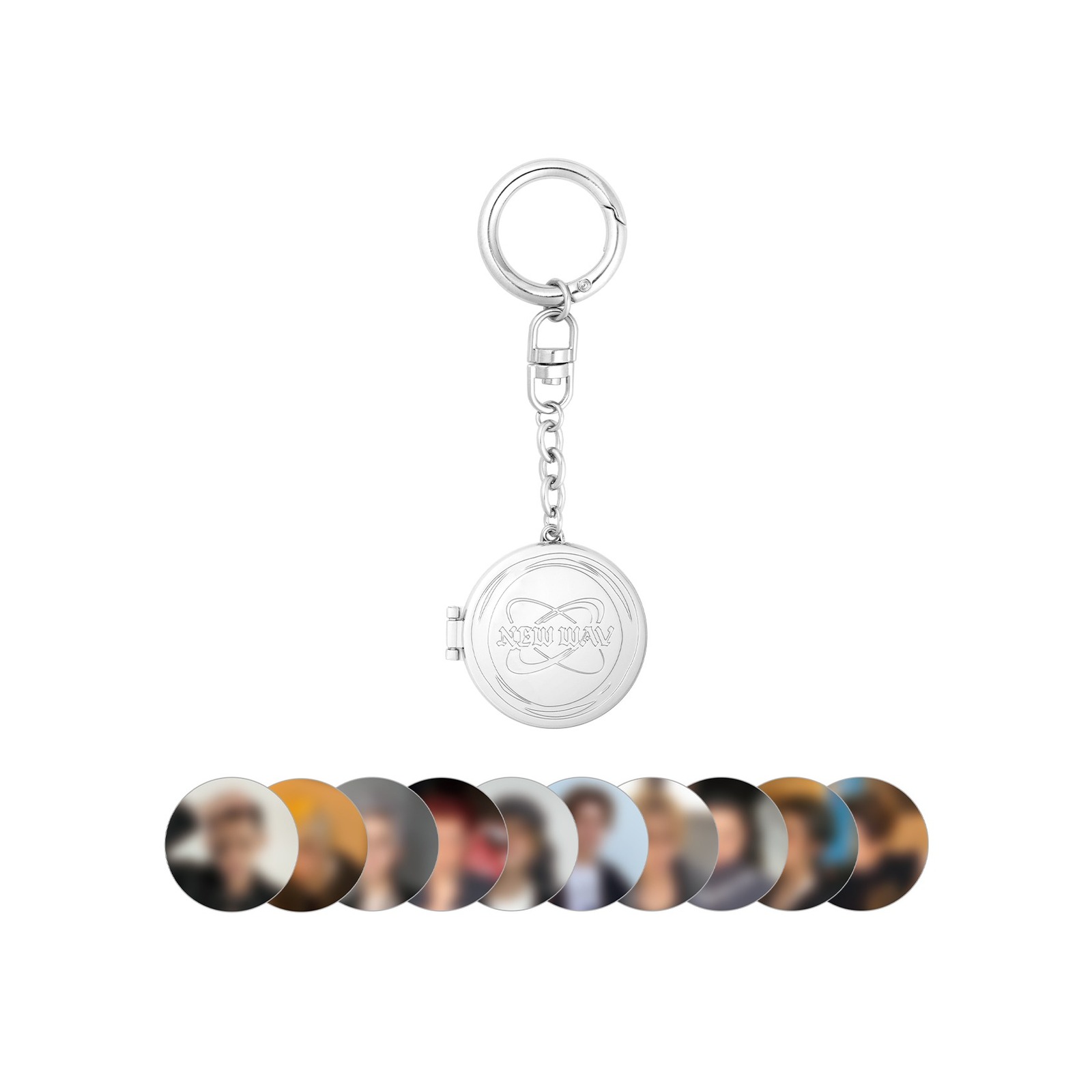 [NEWWAV] TREASURE METAL PENDANT KEYRING — Product image
