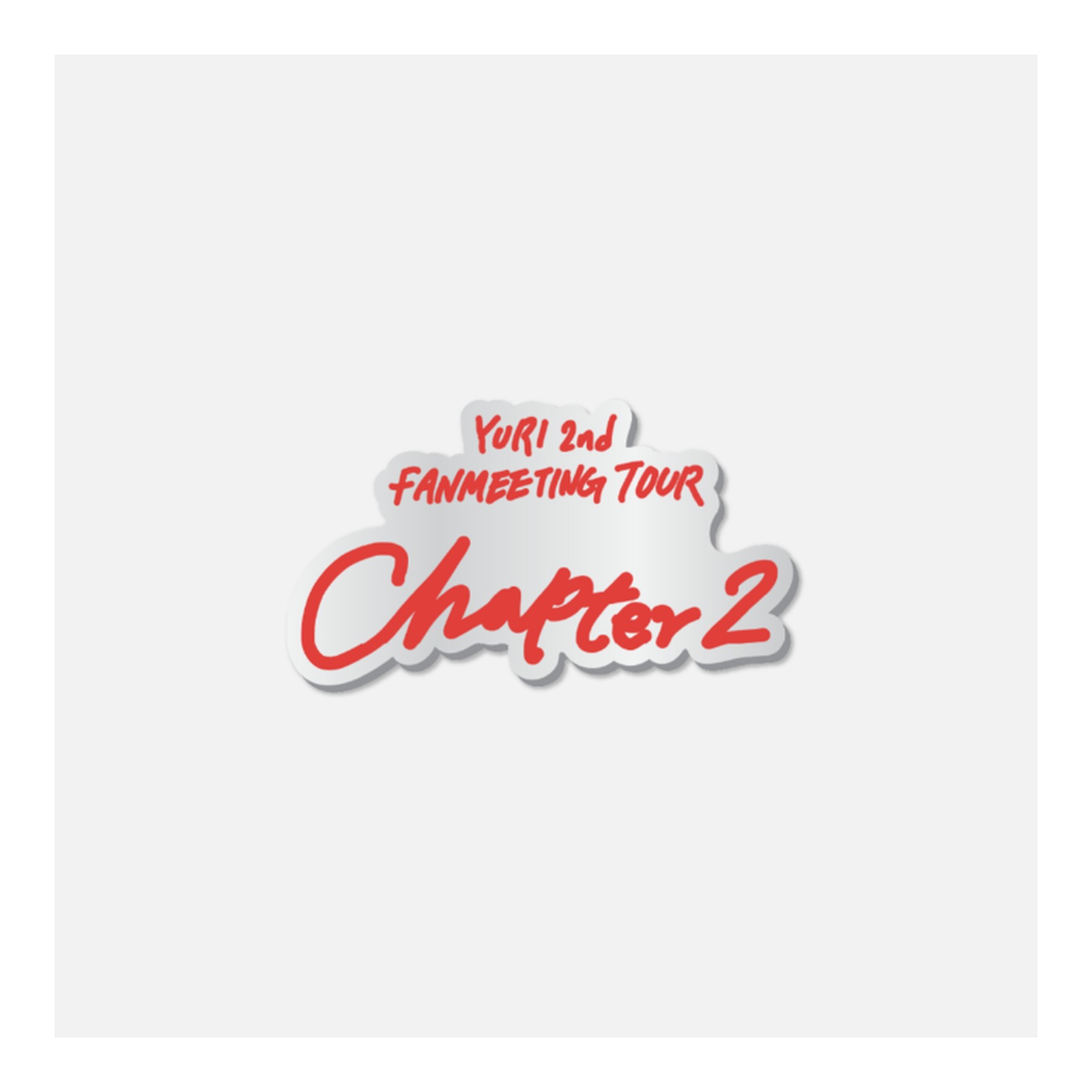 2023 YURI 2nd FANMEETING TOUR [Chapter 2] BADGE [LOGO ver.] — Product image