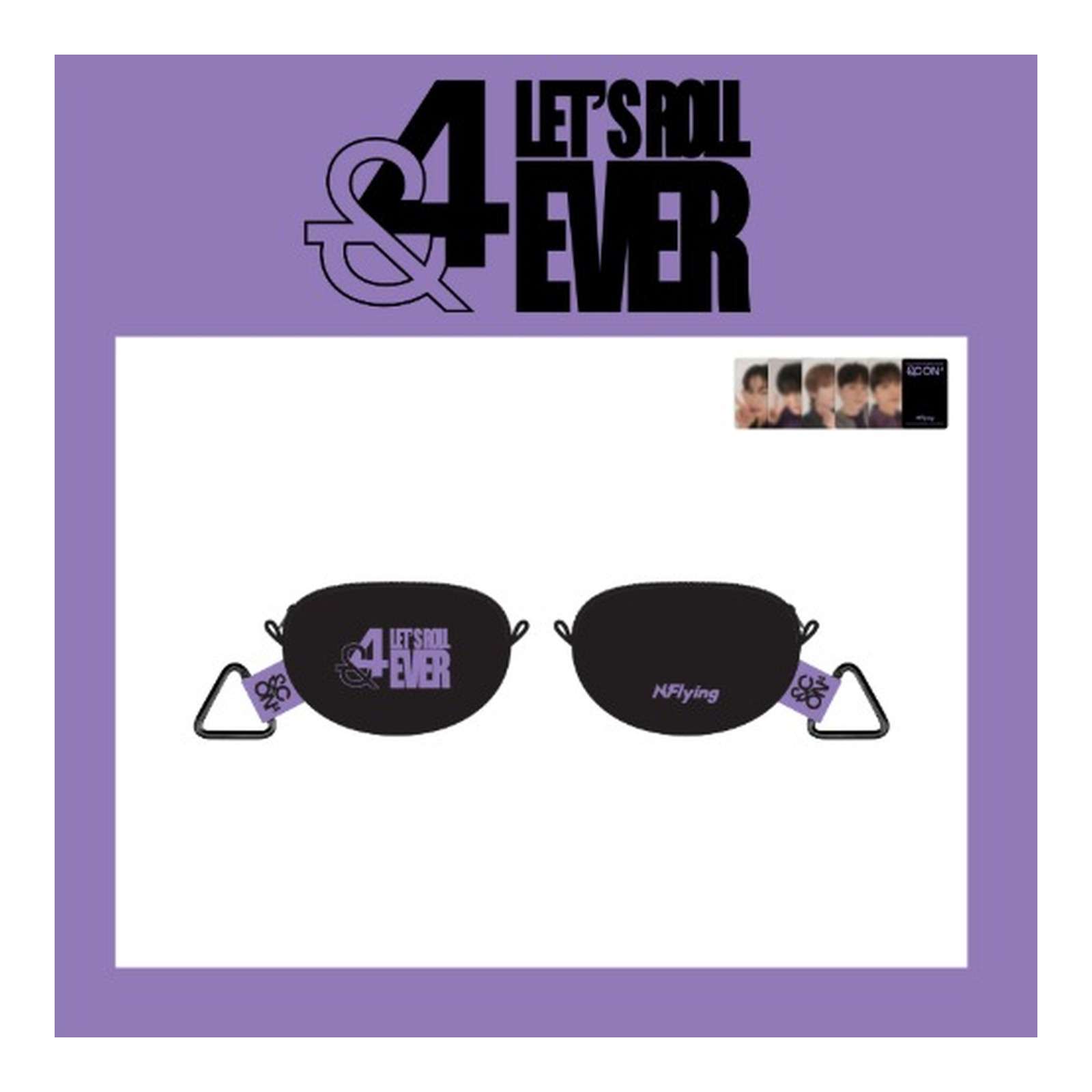 N.Flying '&CON4 ENCORE : Let’s Roll &4EVER' MD POUCH KEYRING — Product image