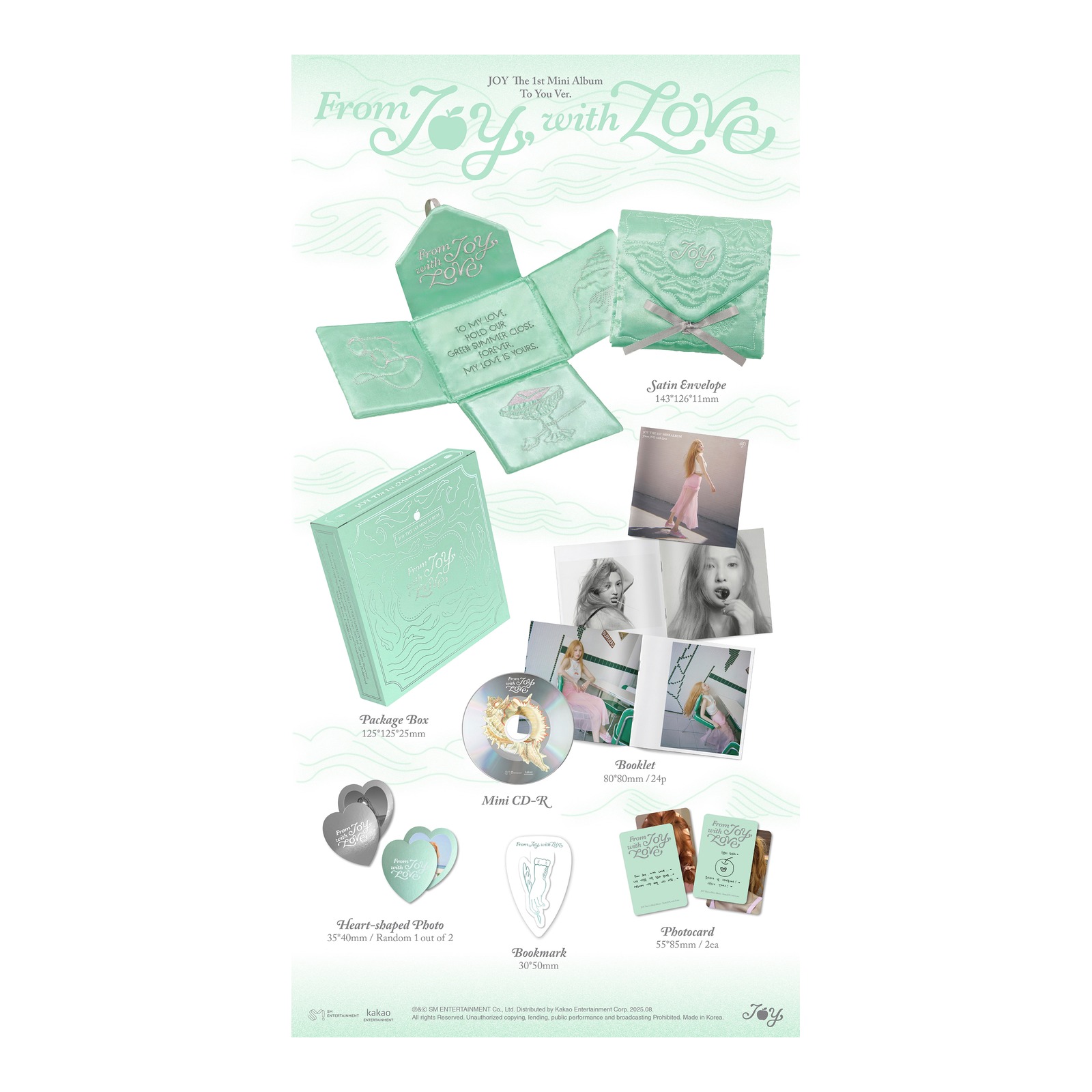 JOY The 1st Mini Album [From JOY, with Love] (To You Ver.) — Product image