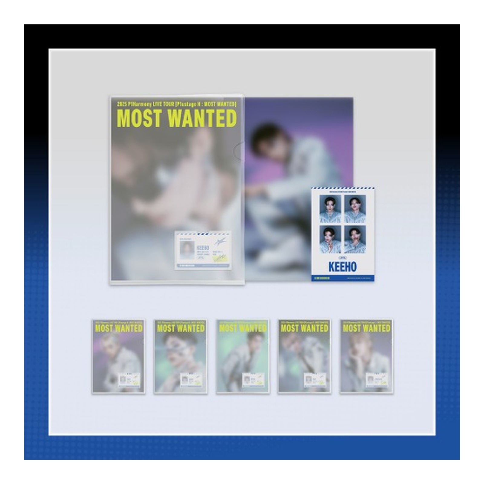 P1Harmony [P1ustage H : MOST WANTED] Official Merchandise L Holder Photo Set — Product image