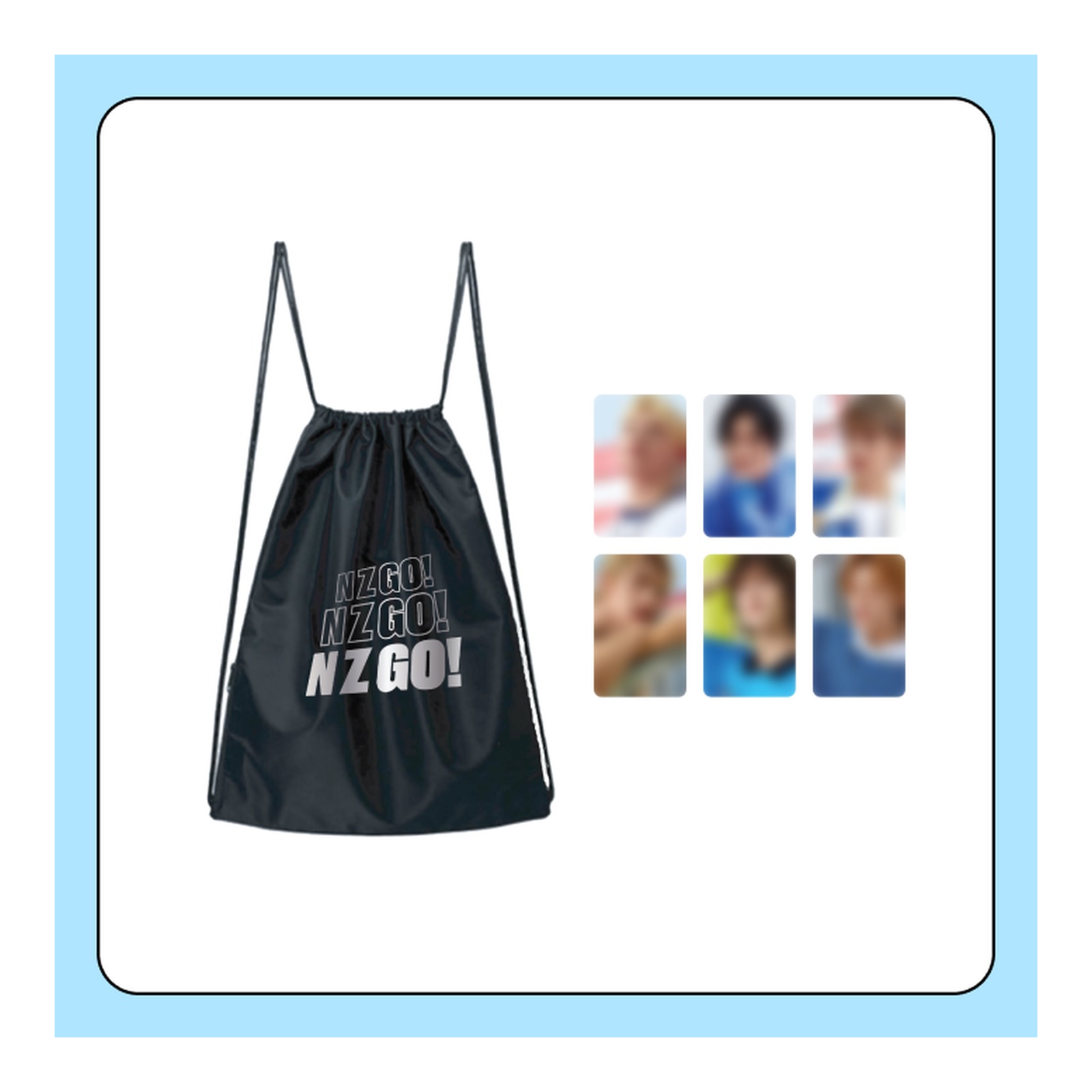 P1Harmony [P1uspace H : N Z GO!] Official String Bag — Product image