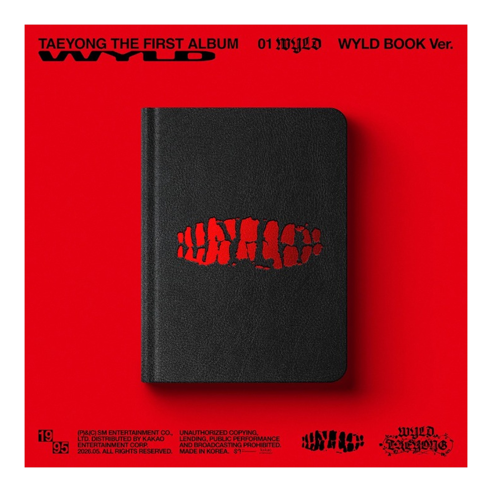 TAEYONG The 1st Album [WYLD] (WYLD BOOK Ver.) — Product image