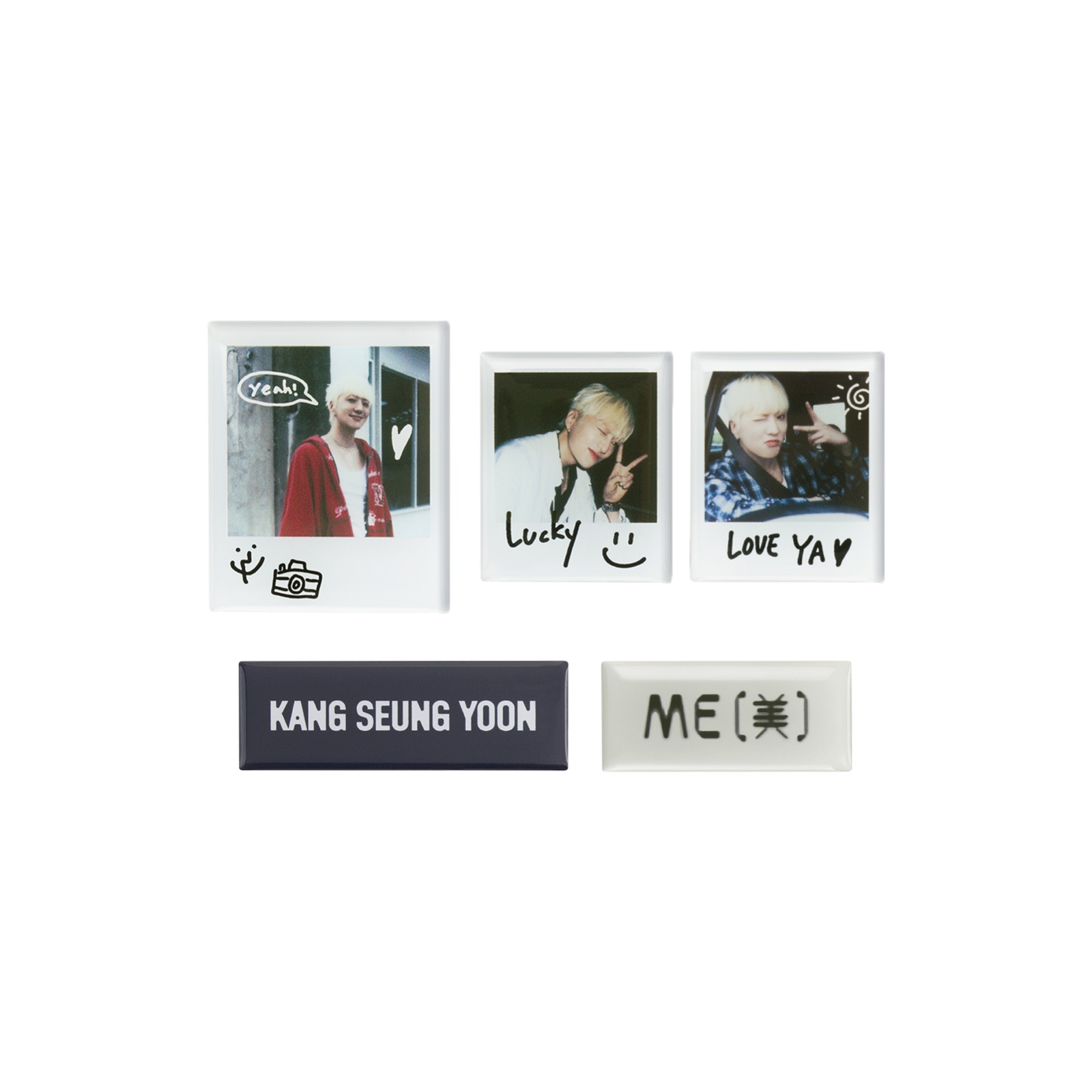 [PAGE2] KANG SEUNG YOON INSTANT PHOTO MAGNET SET — Product image