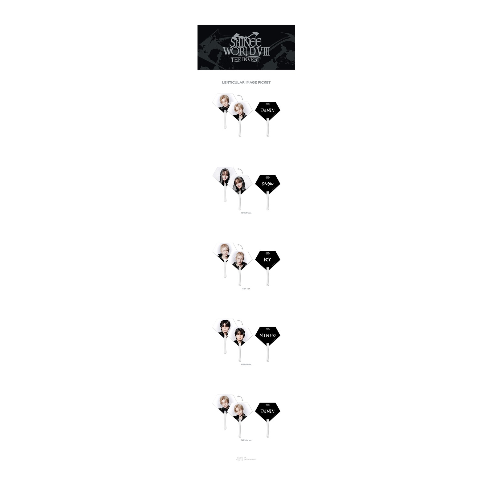 2026 SHINee WORLD VIII : [THE INVERT] LENTICULAR IMAGE PICKET — Product image