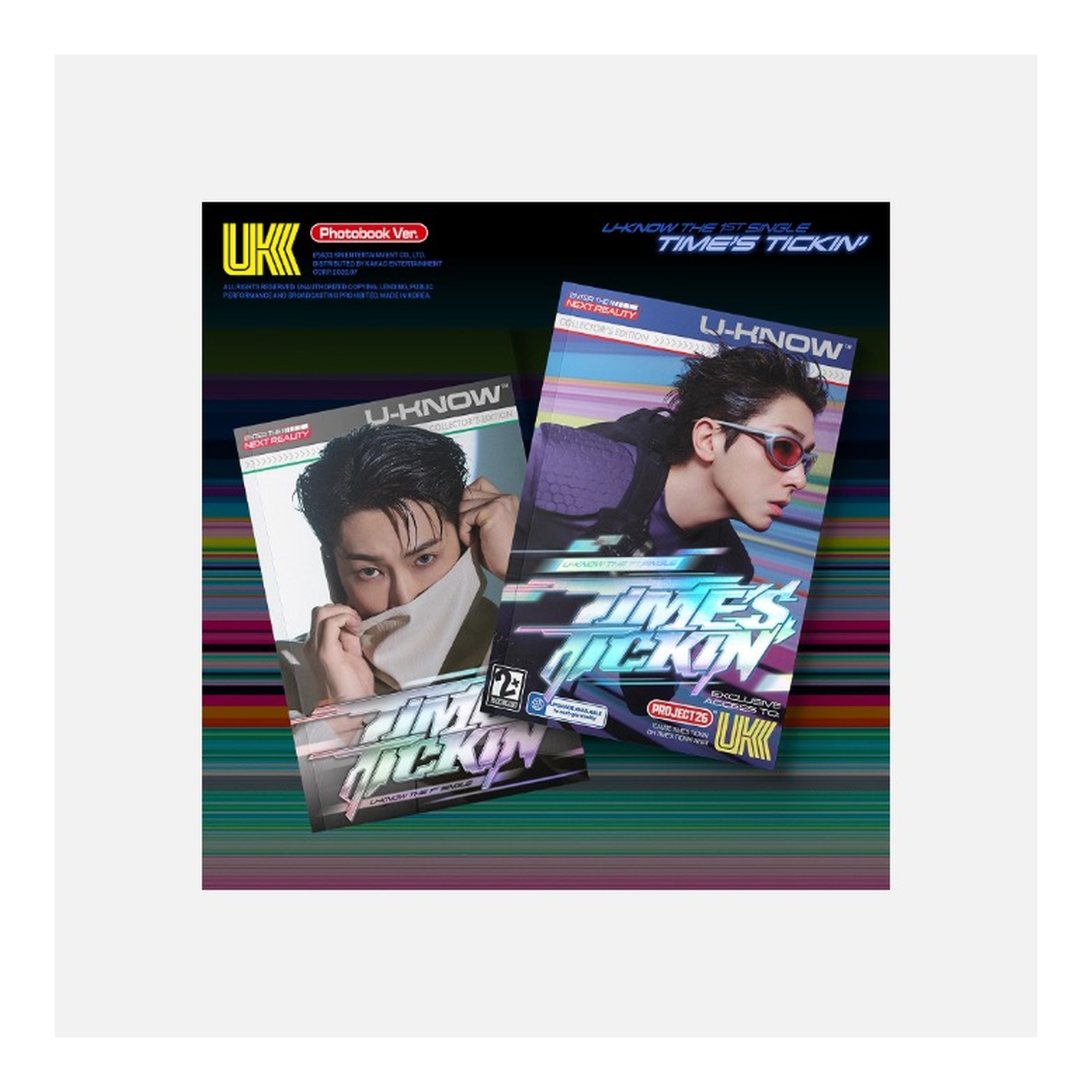 U-KNOW The 1st Single Album [Time’s Tickin’] (Photobook Ver.) — Product image