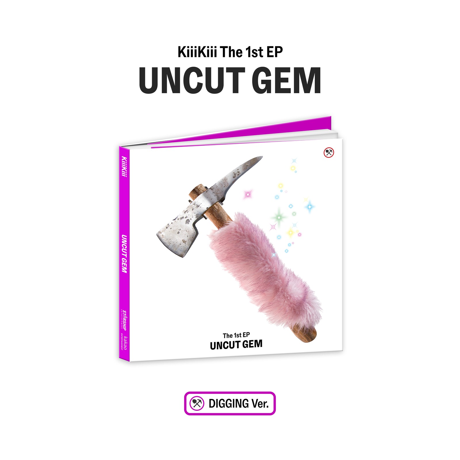(DIGGING ver.) KiiiKiii The 1st EP UNCUT GEM — Product image