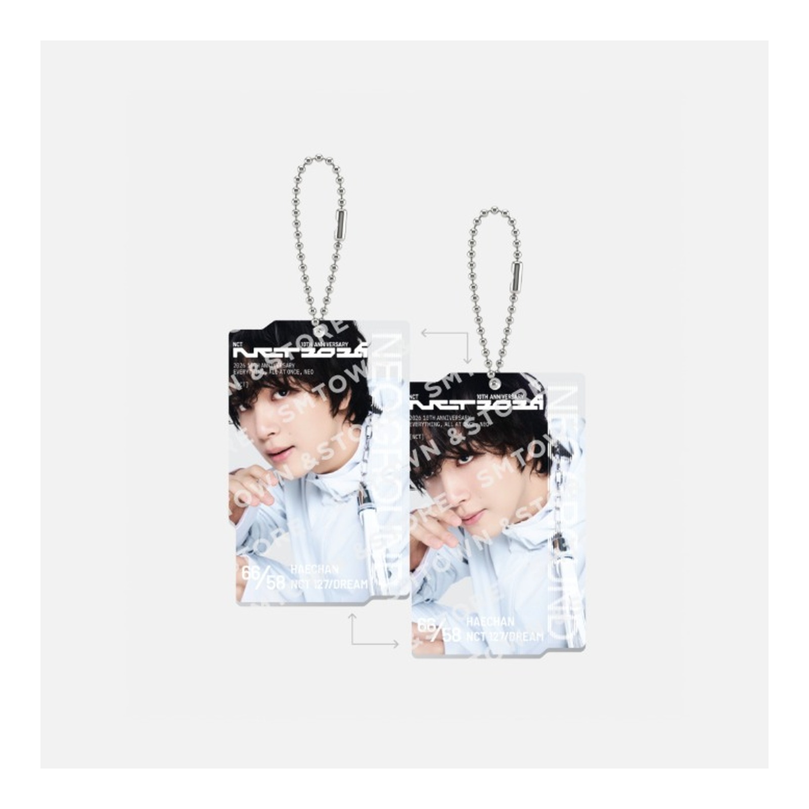 2026 NCT 10TH ANNIVERSARY [NCT 2026] POP UP: NEO GROUND RANDOM LENTICULAR ACRYLIC KEY RING — Product image