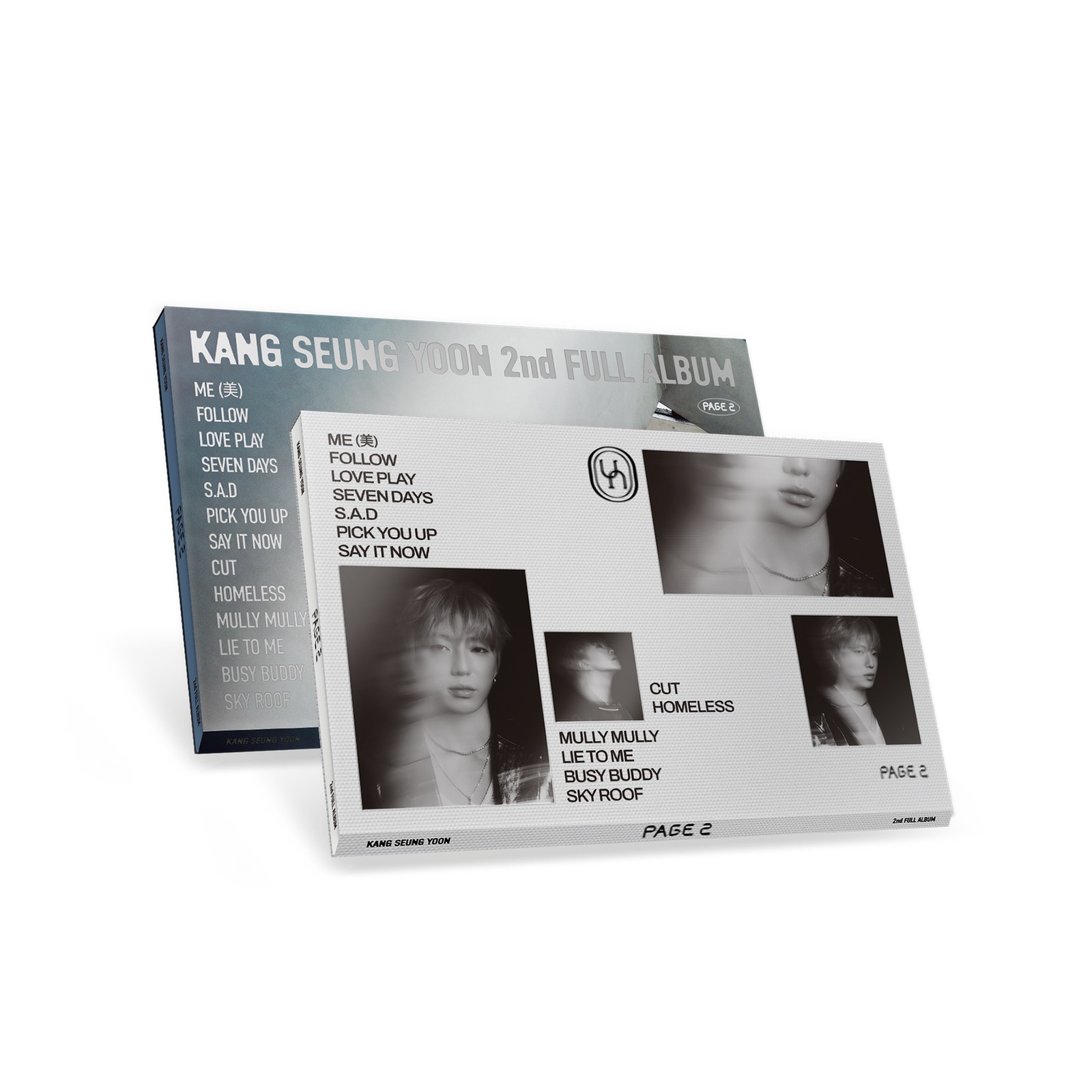 (SET) KANG SEUNG YOON 2nd FULL ALBUM [PAGE 2] (INTRO/OUTRO ver.) — Product image