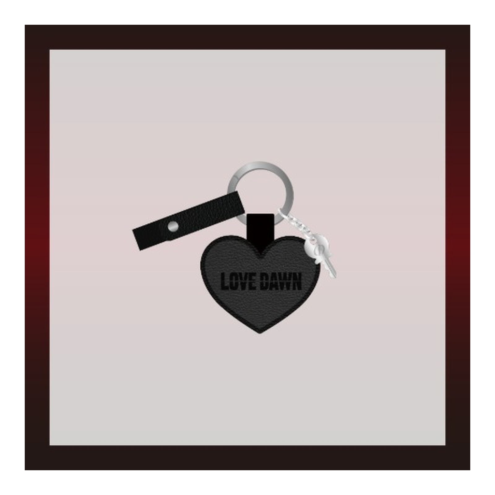 2025 SF9 LIVE FANTASY #5 LOVE DAWN _ HEART KEYCHAIN — Product image