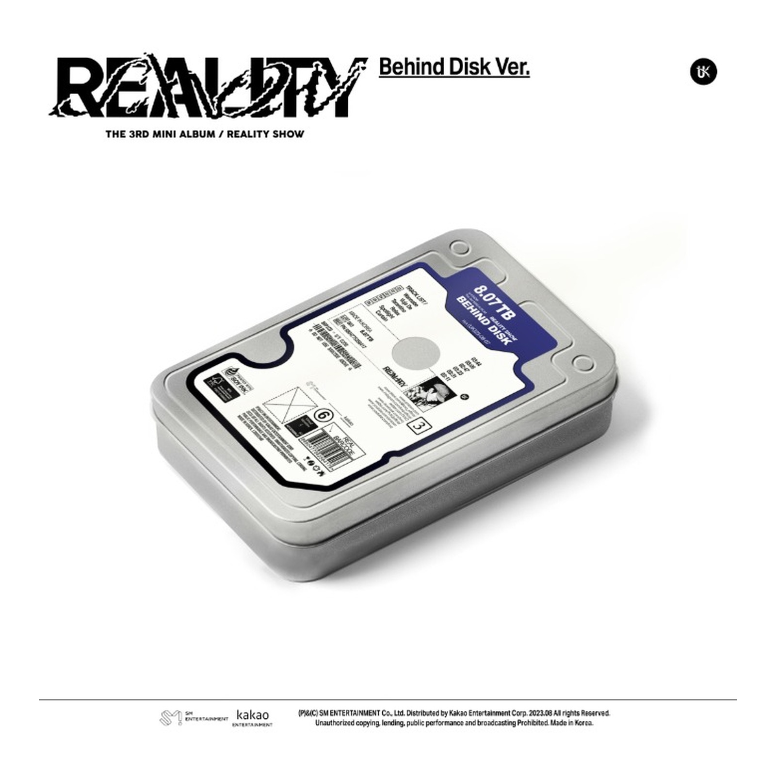 U-KNOW The 3rd Mini Album [Reality Show] (Behind Disk Ver.) (First Press Limited Edition) — Product image