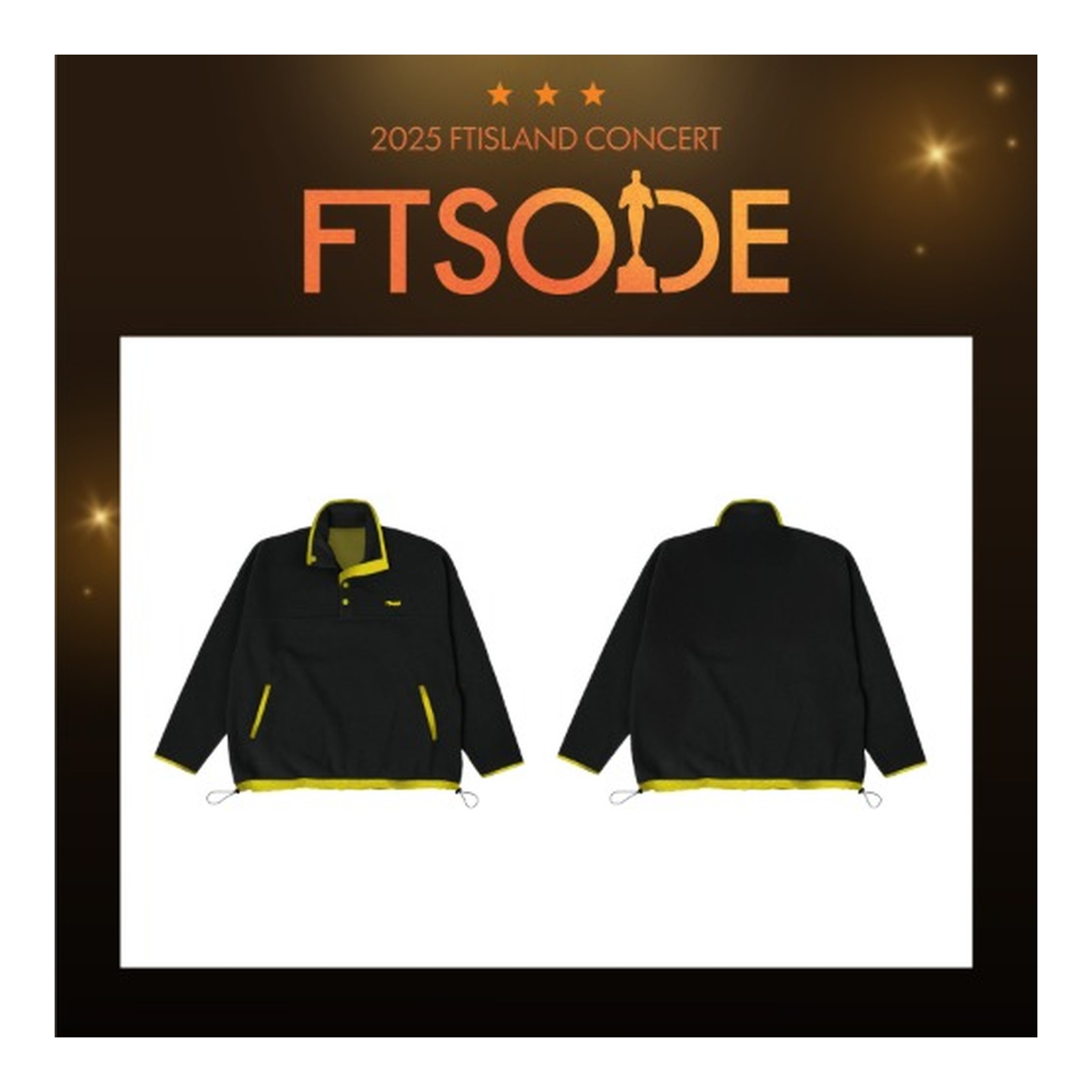 2025 FTISLAND CONCERT 'FTSODE' MD - HALF ZIP FLEECE PULLOVER — Product image
