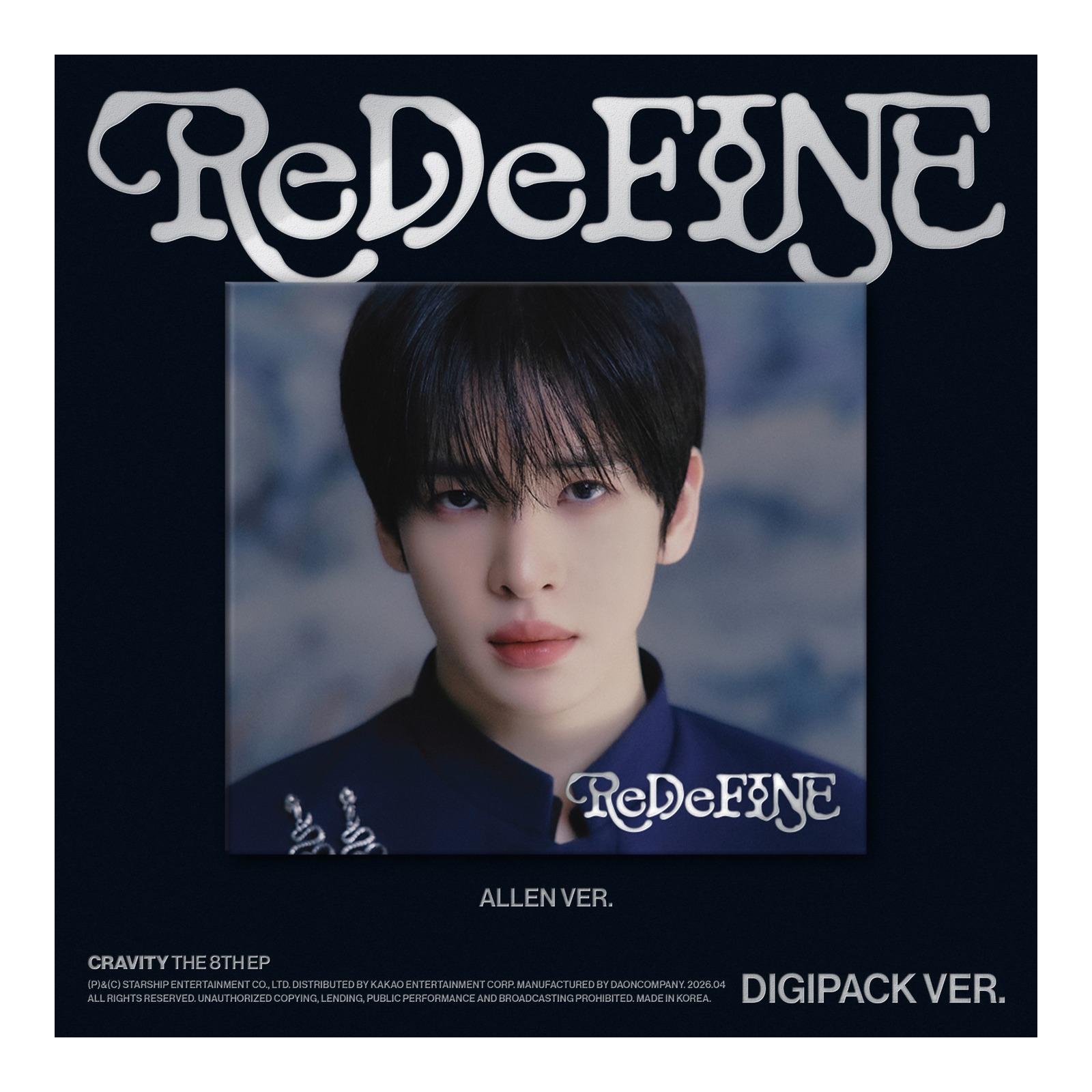 (DIGIPACK / ALLEN) CRAVITY THE 8TH EP ReDeFINE — Product image