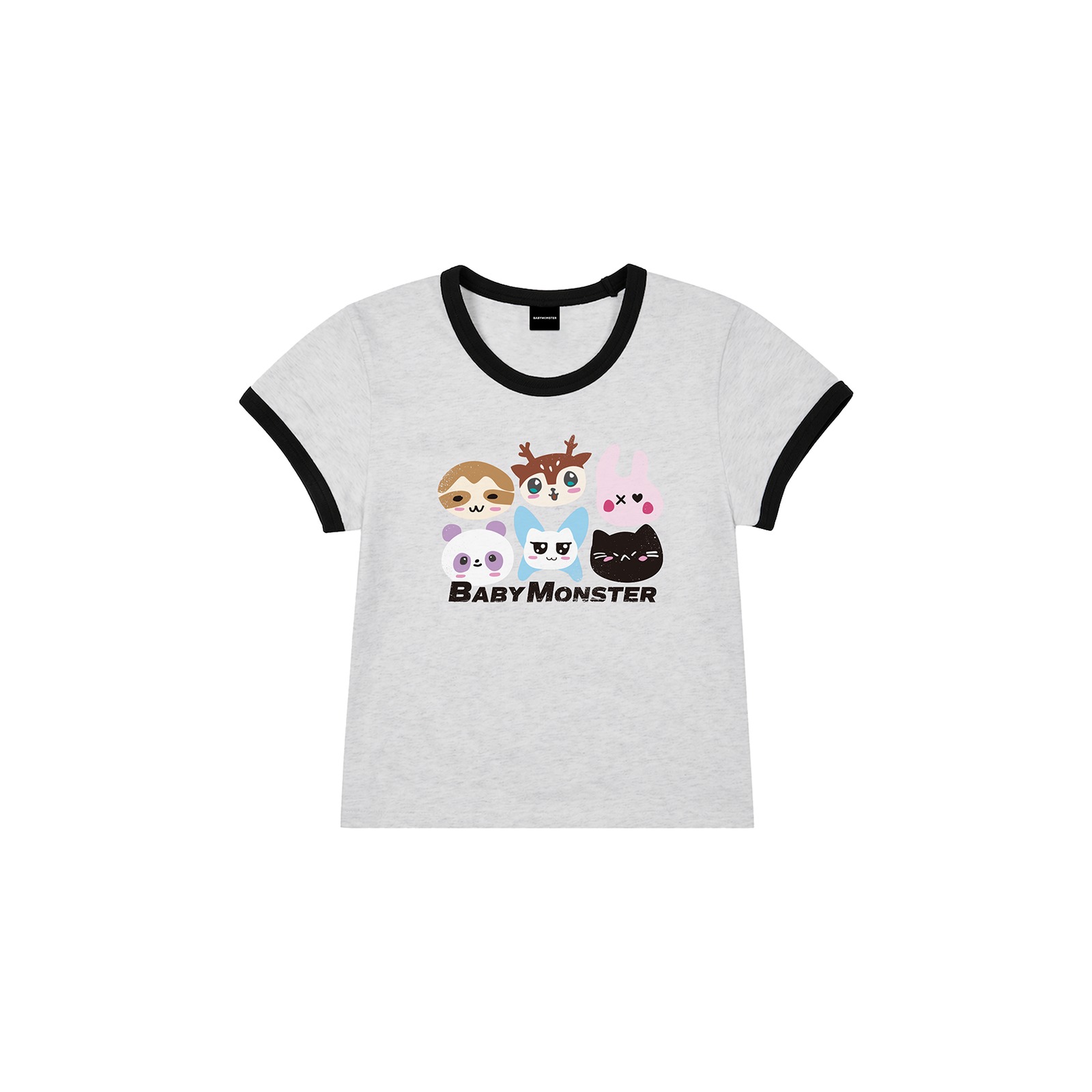 [CHOOM TOUR] BABYMONSTER CHARACTER RINGER T-SHIRT — Product image
