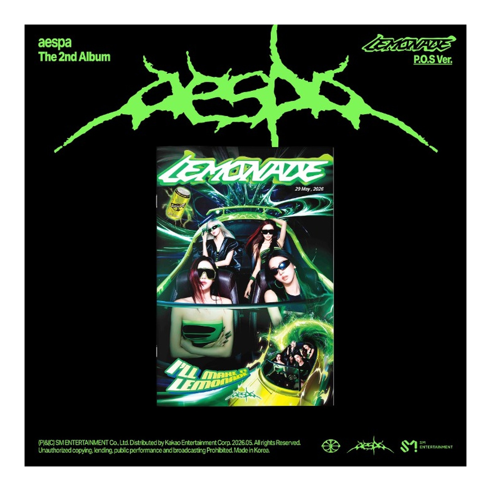 aespa The 2nd Album [LEMONADE] (P.O.S Ver.) — Product image