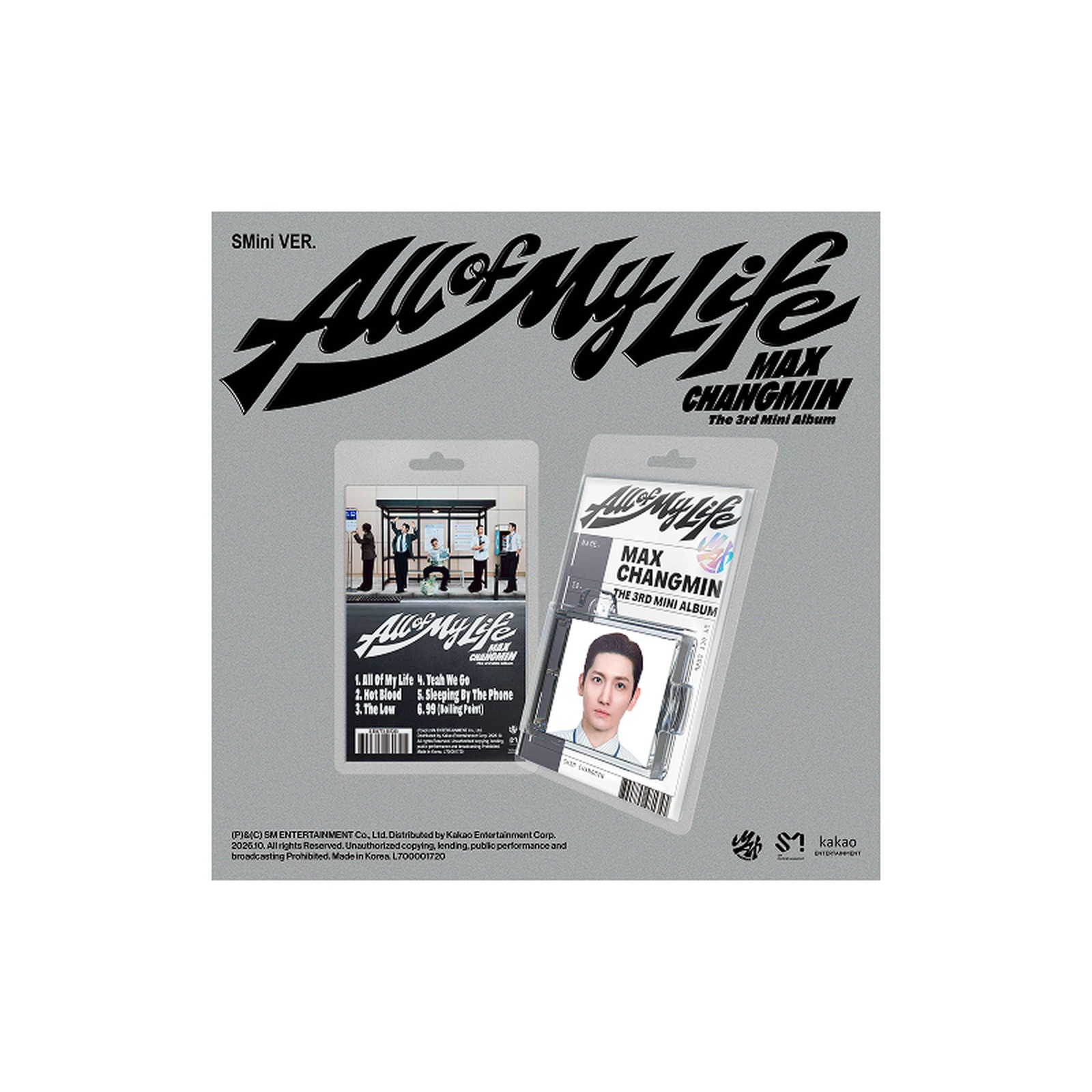 TVXQ! The 3rd Mini Album 'All Of My Life' (SMini Ver.) — Product image