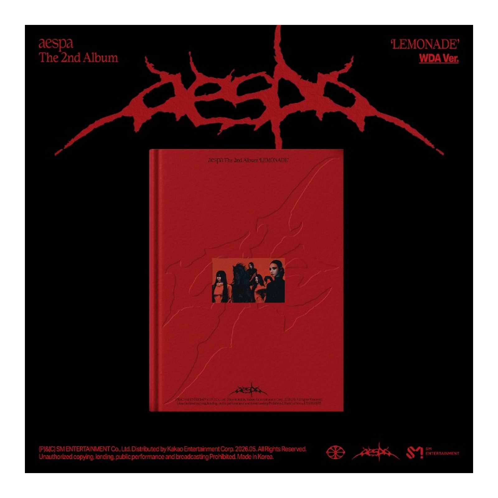 aespa The 2nd Album [LEMONADE] (WDA Ver.) — Product image