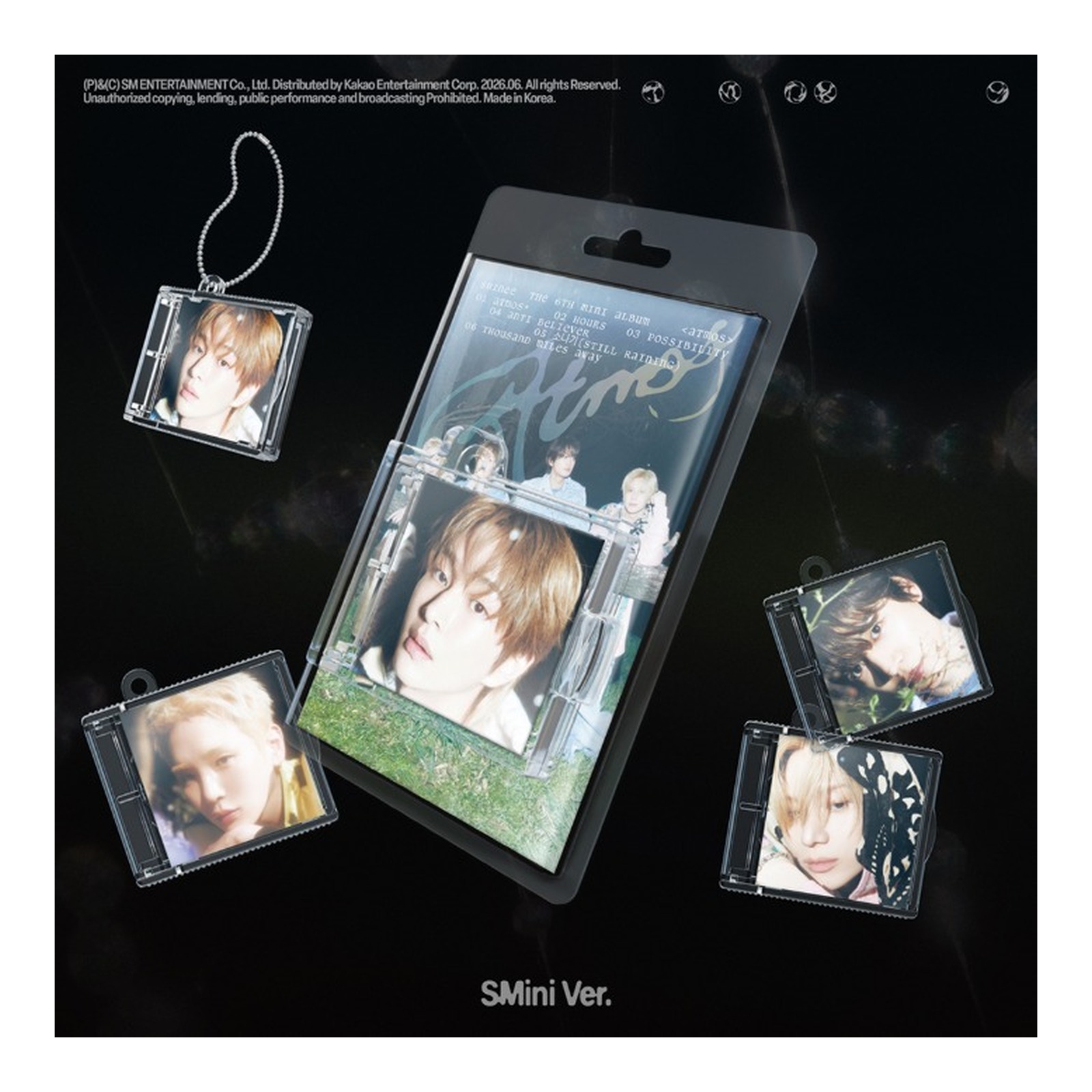 SHINee The 6th Mini Album [Atmos] (SMInI Ver.) (SMART ALBUM) (1 of 4 Covers, Not Selectable) — Product image