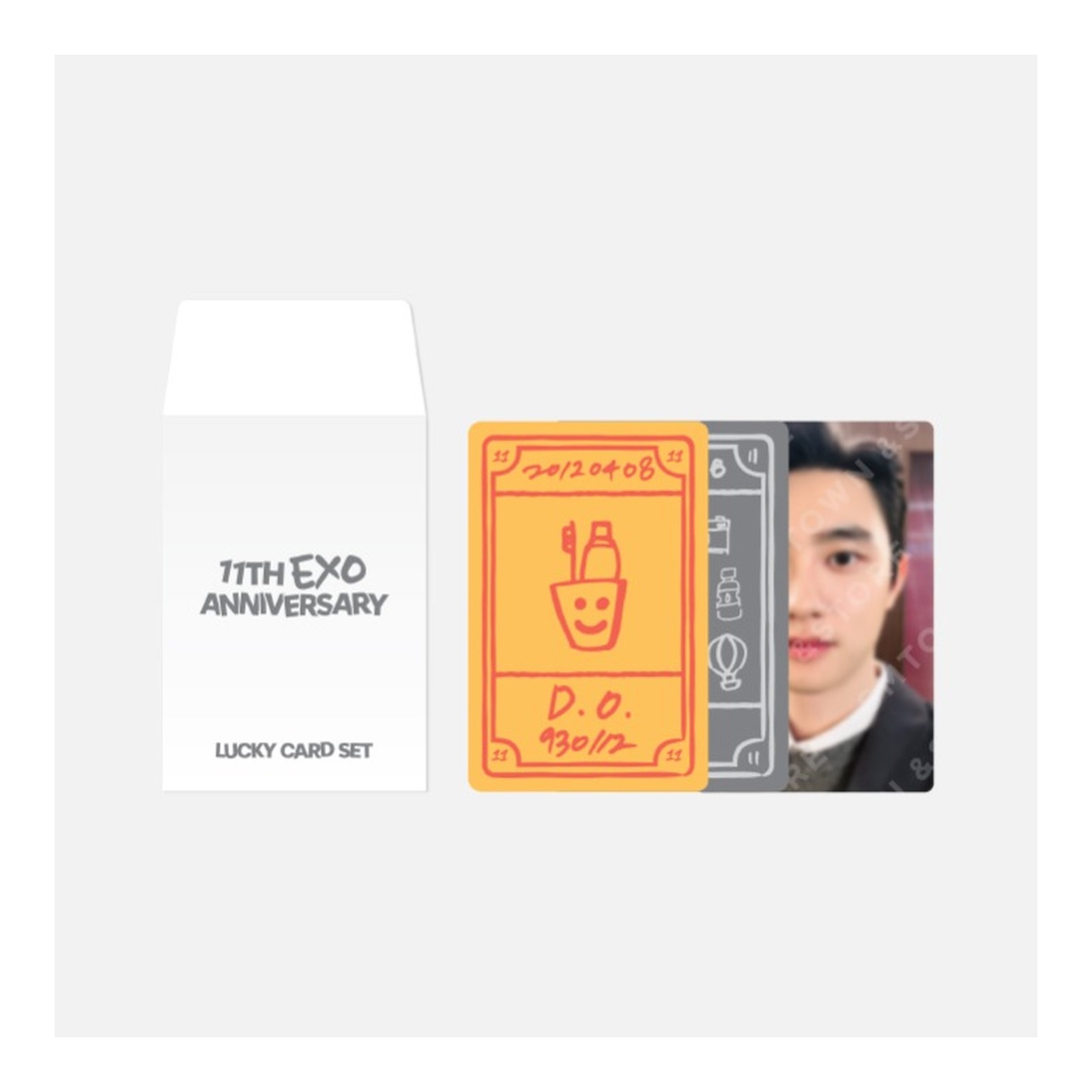 EXO 11th Anniversary Lucky Card Set — Product image