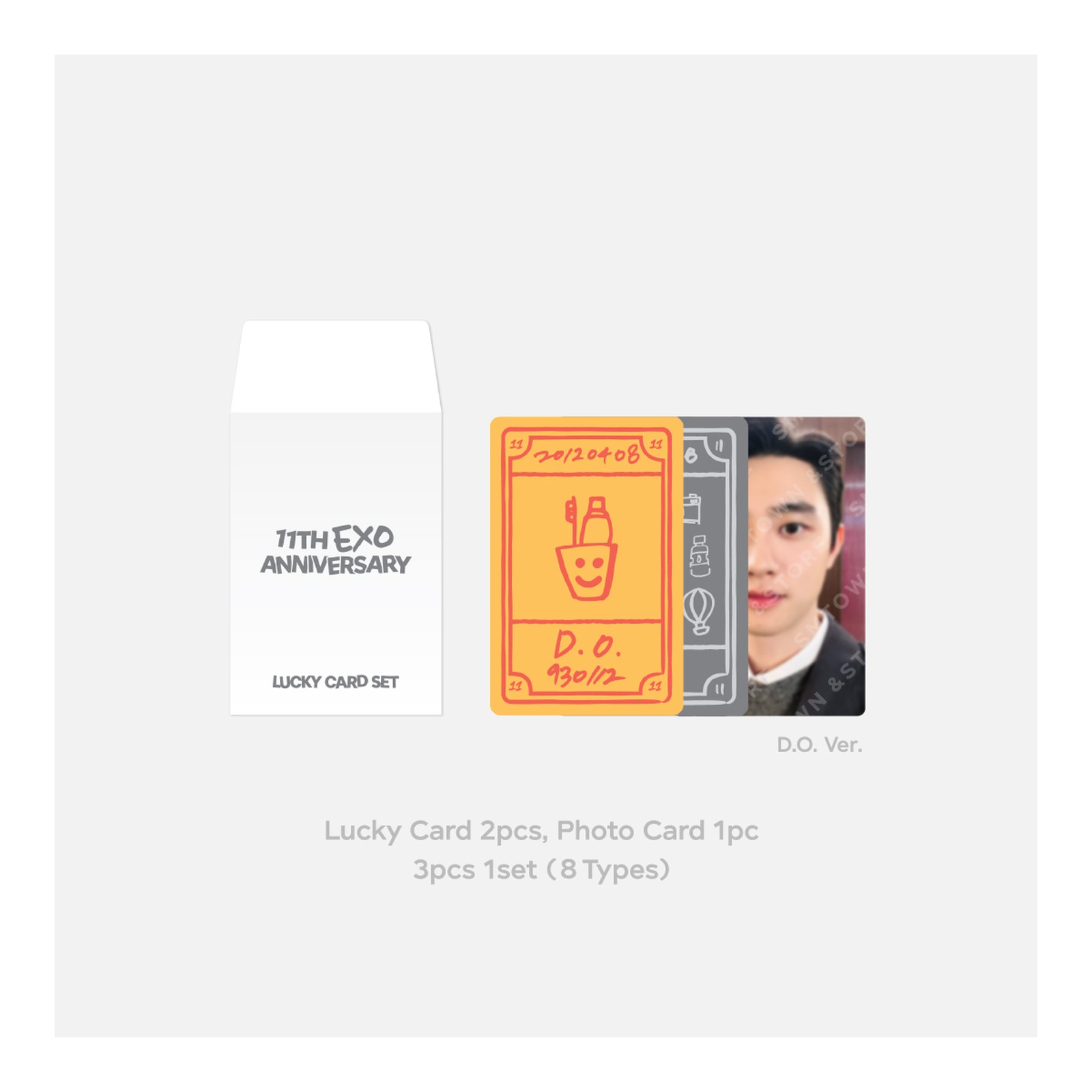 EXO 11th Anniversary Lucky Card Set — Product image