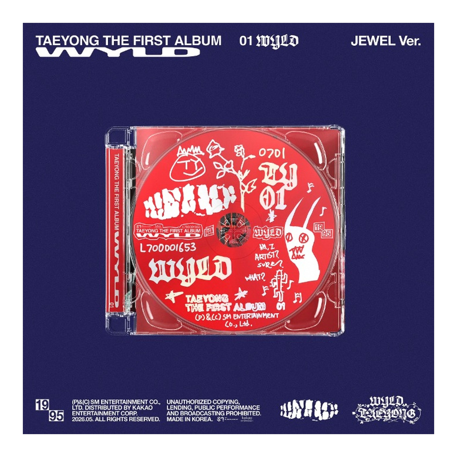 TAEYONG The 1st Album [WYLD] (Jewel Case Ver.) — Product image
