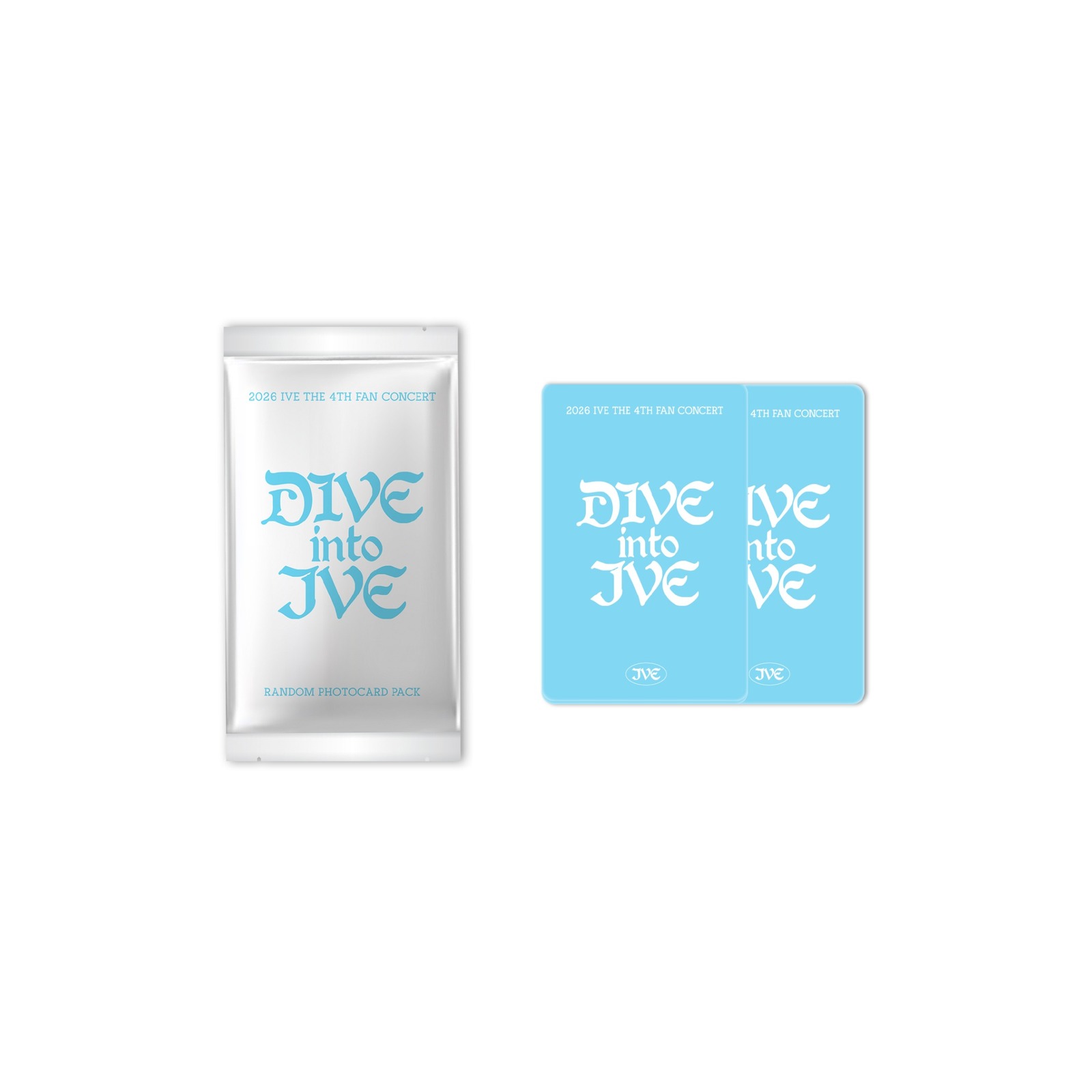IVE THE 4TH FAN CONCERT [DIVE into IVE] - Random Photocard Pack — Product image