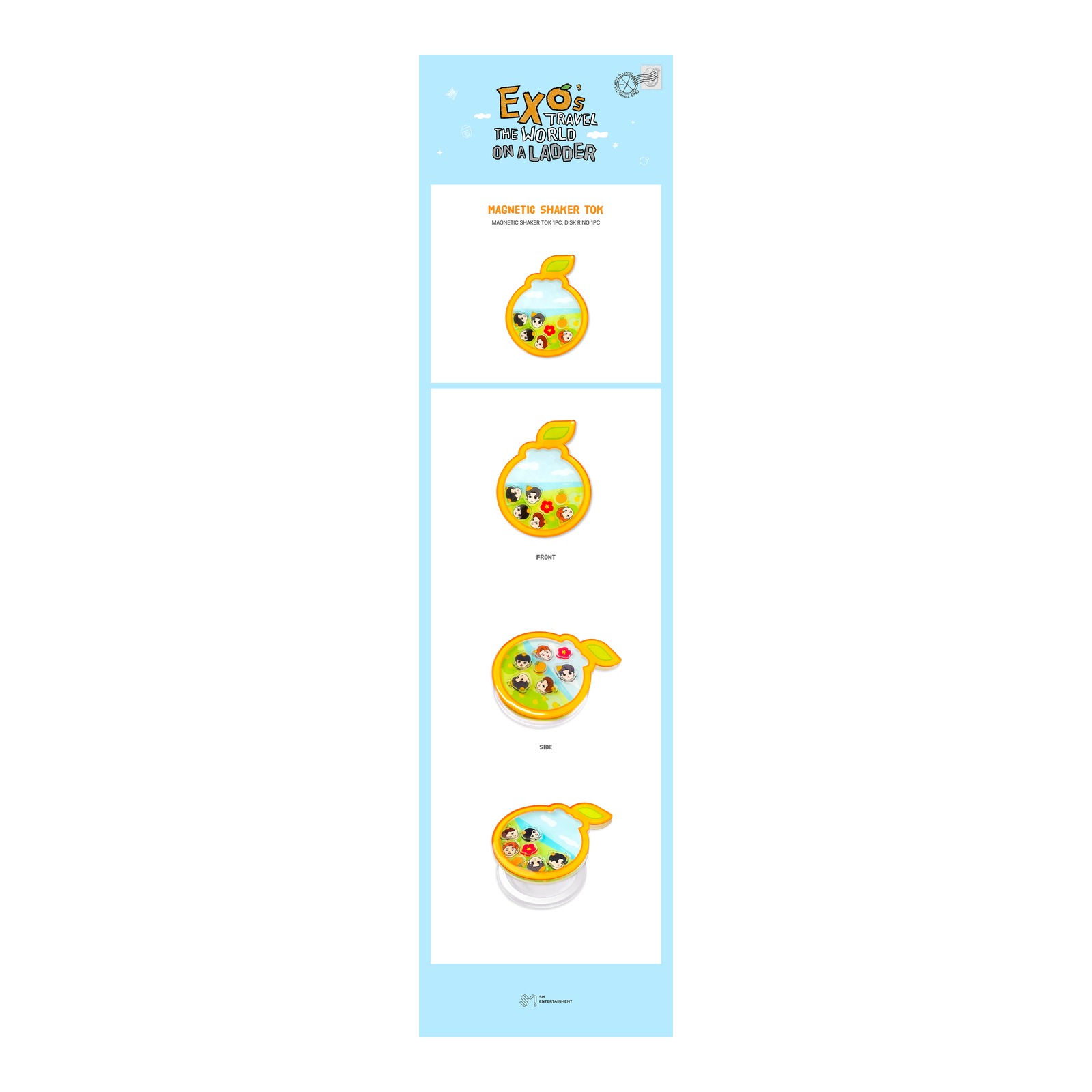 EXO [EXO's Ladder Travel Around the World5] Magnetic Shaker TOK — Product image