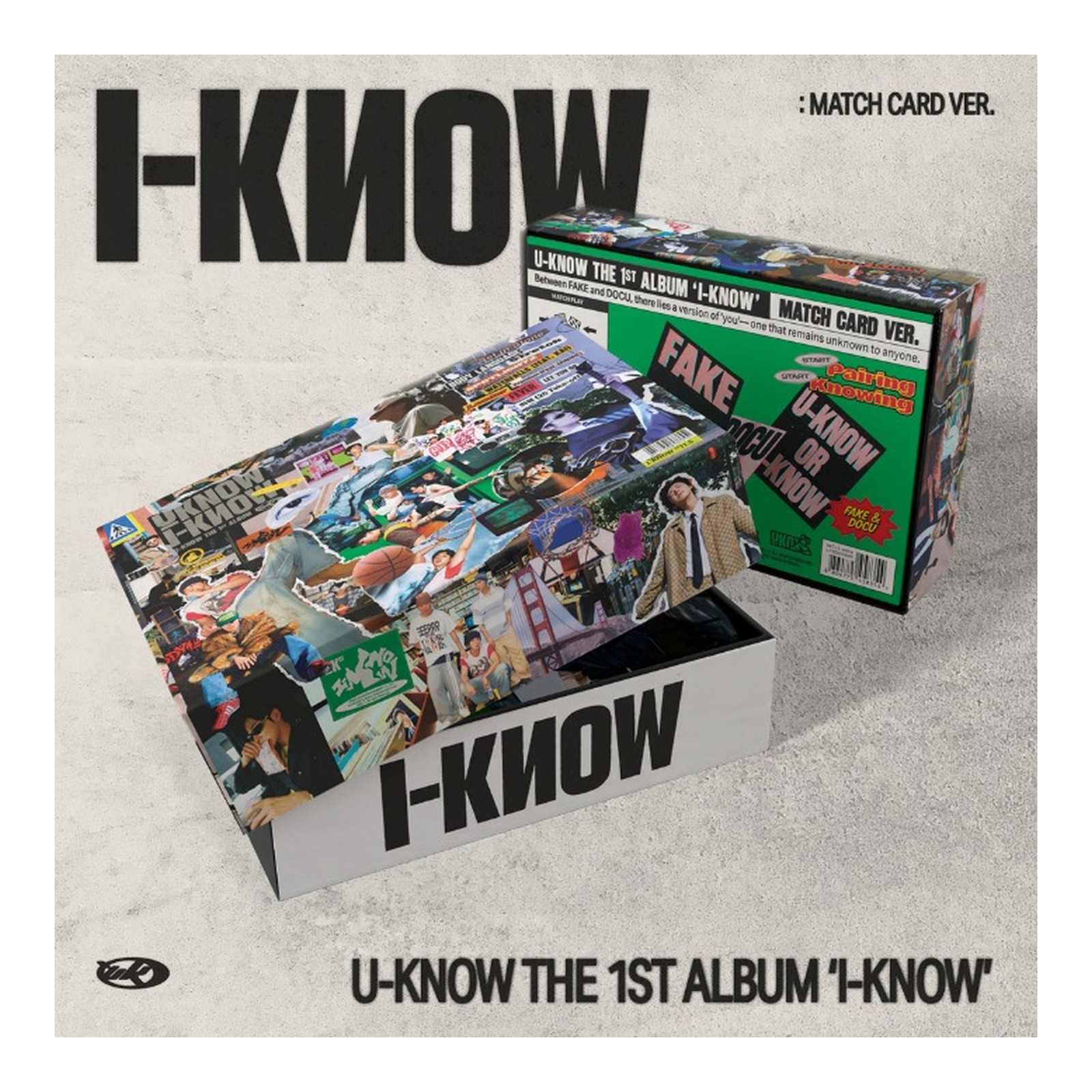 U-KNOW The 1st Album [I-KNOW] (Match Card Ver.) (SMART ALBUM) — Product image