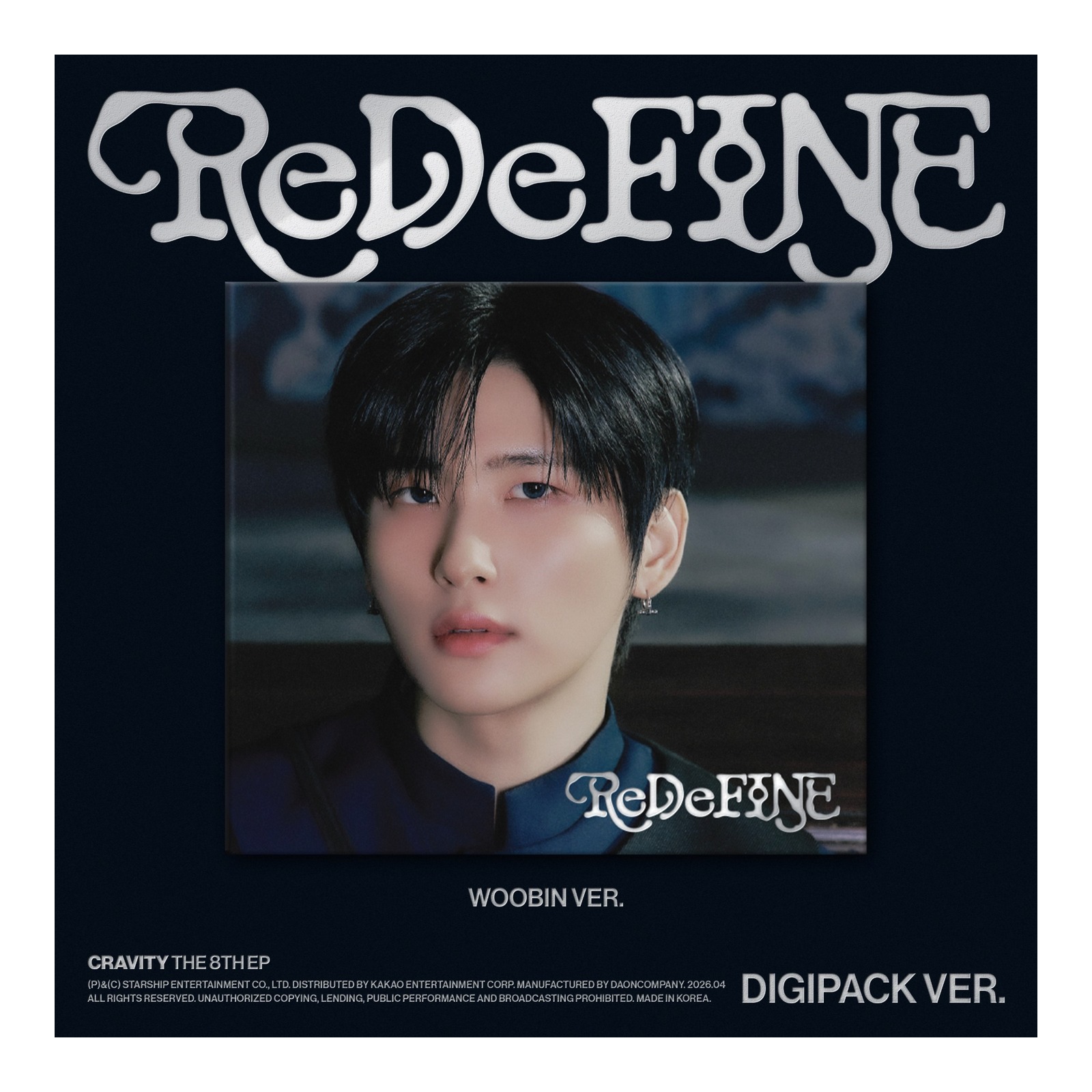 (DIGIPACK / WOOBIN) CRAVITY THE 8TH EP ReDeFINE — Product image