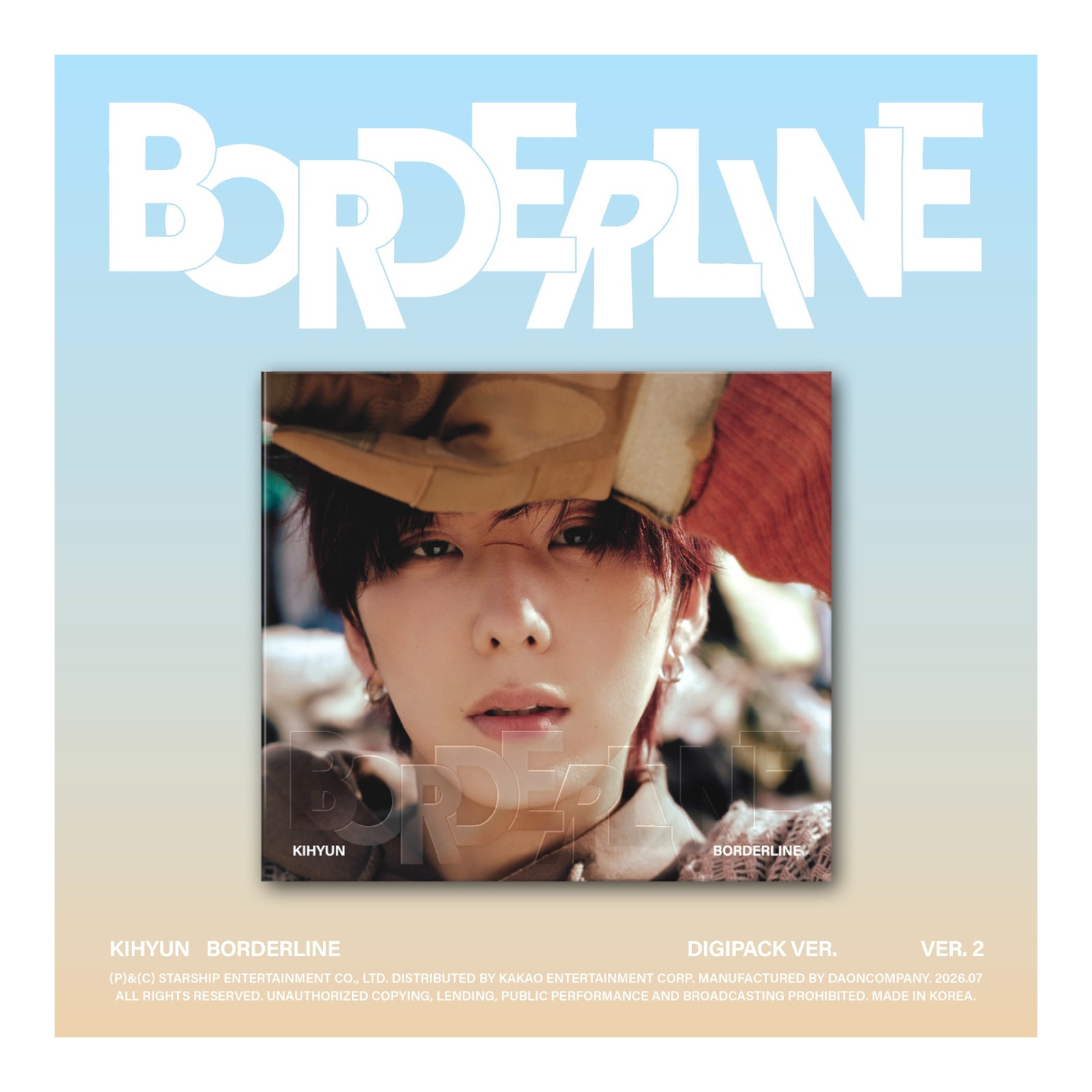 (DIGIPACK VER.2) KIHYUN EP BORDERLINE — Product image