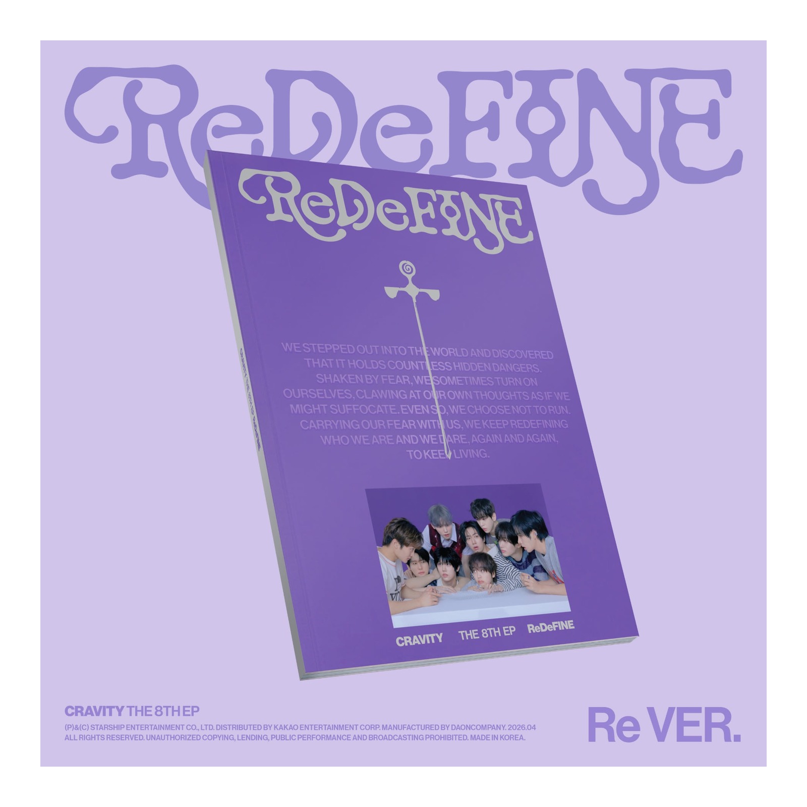 (Re VER.) CRAVITY THE 8TH EP ReDeFINE — Product image