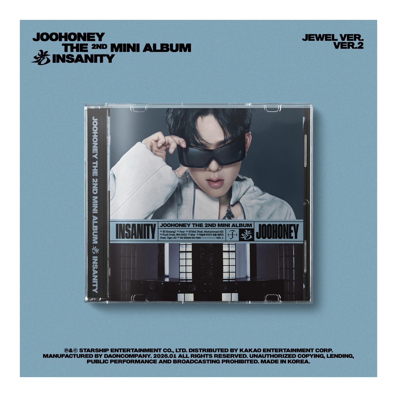 (JEWEL VER.2) JOOHONEY THE 2ND MINI ALBUM (INSANITY) — Product image