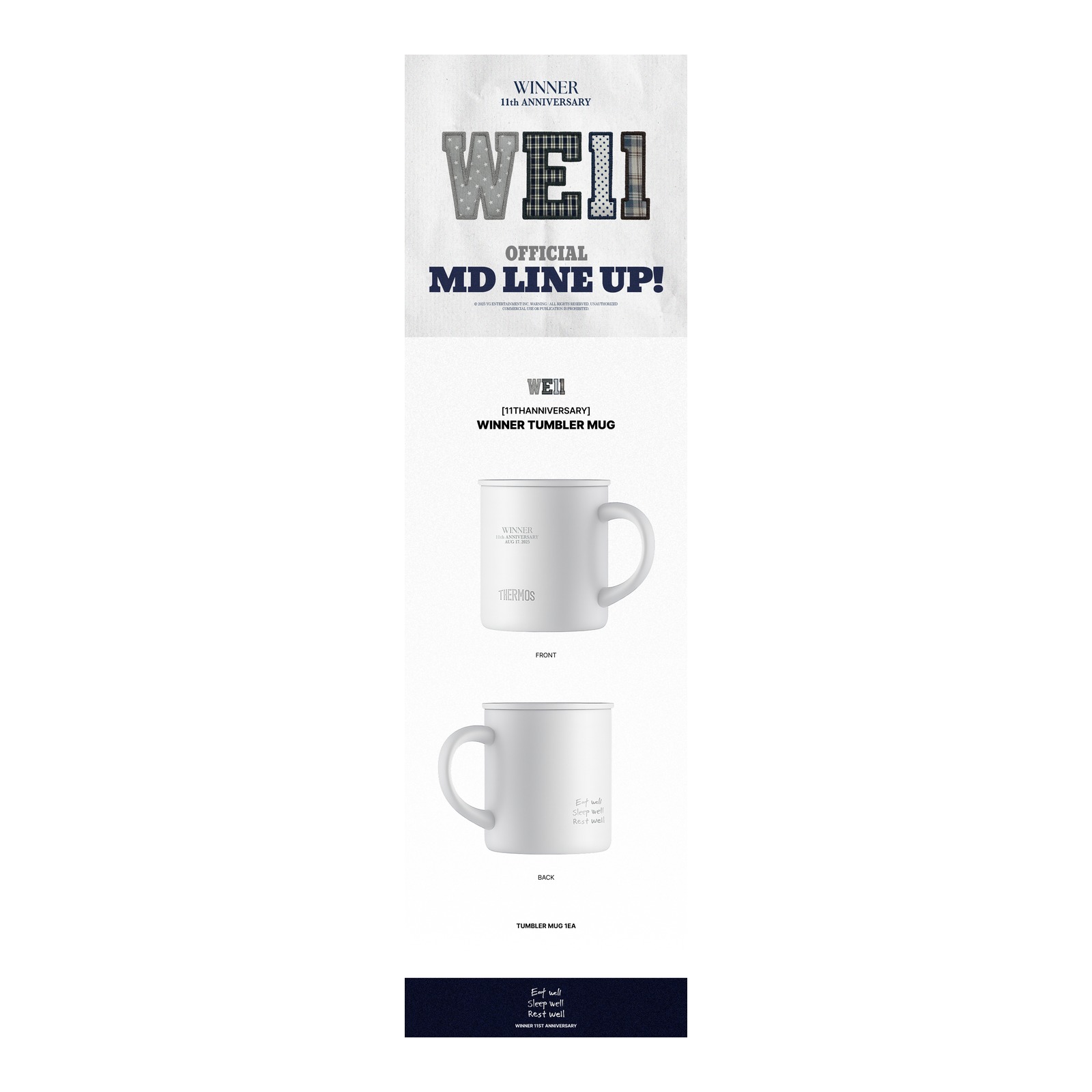 [11THANNIVERSARY] WINNER TUMBLER MUG — Product image