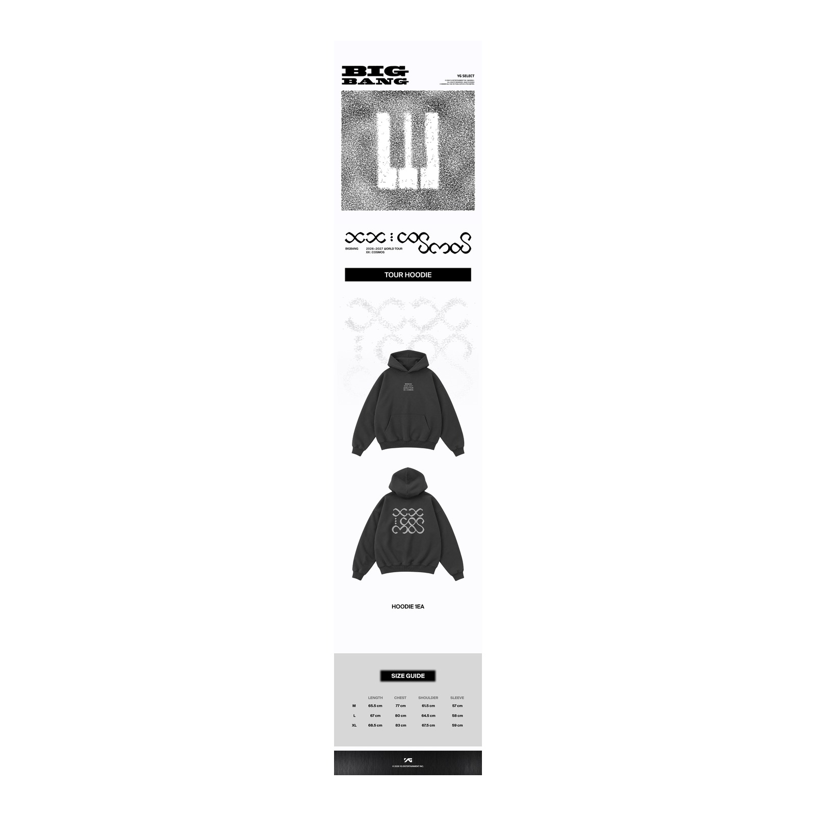 [COSMOS] BIGBANG TOUR HOODIE — Product image