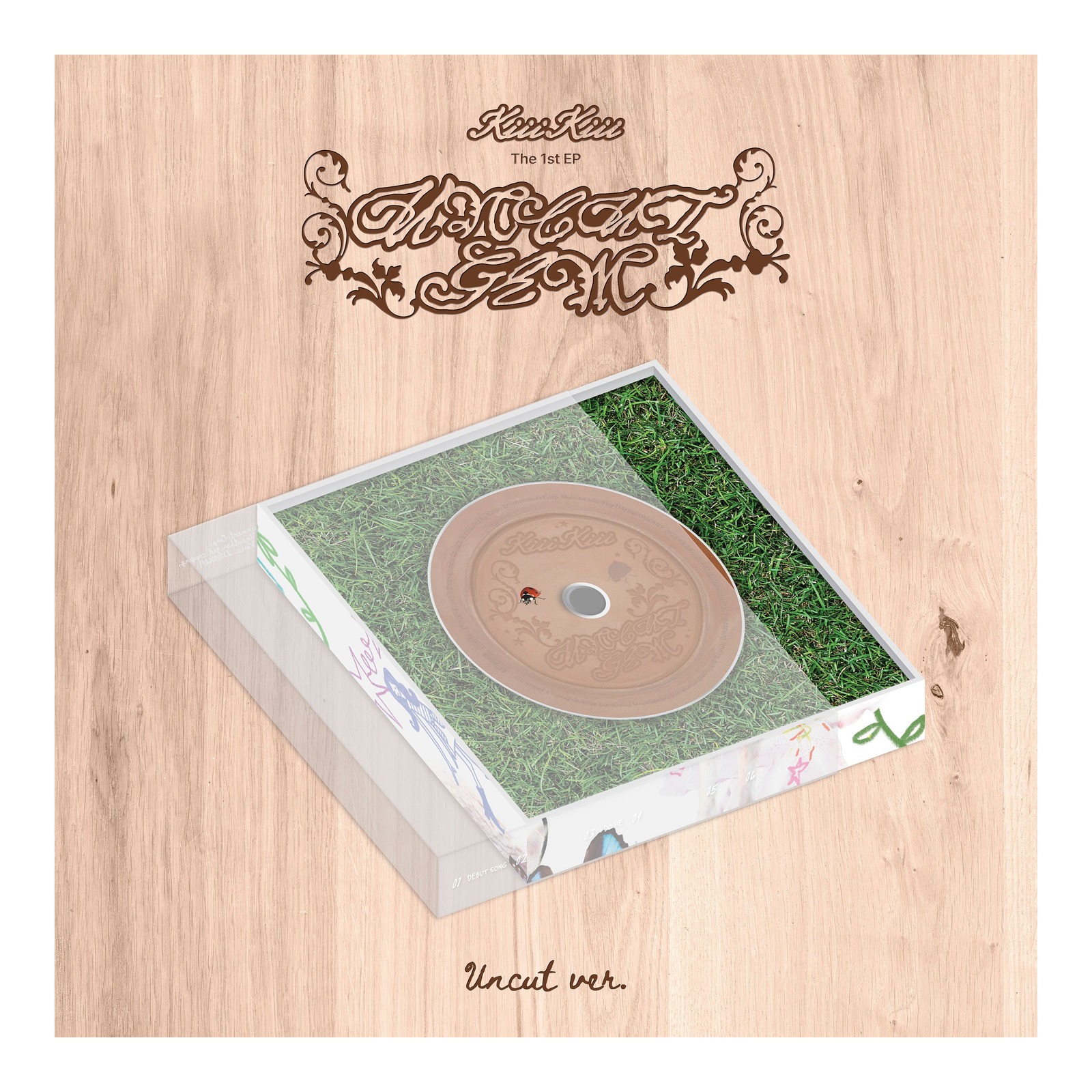 KiiiKiii The 1st EP UNCUT GEM (UNCUT ver.) — Product image