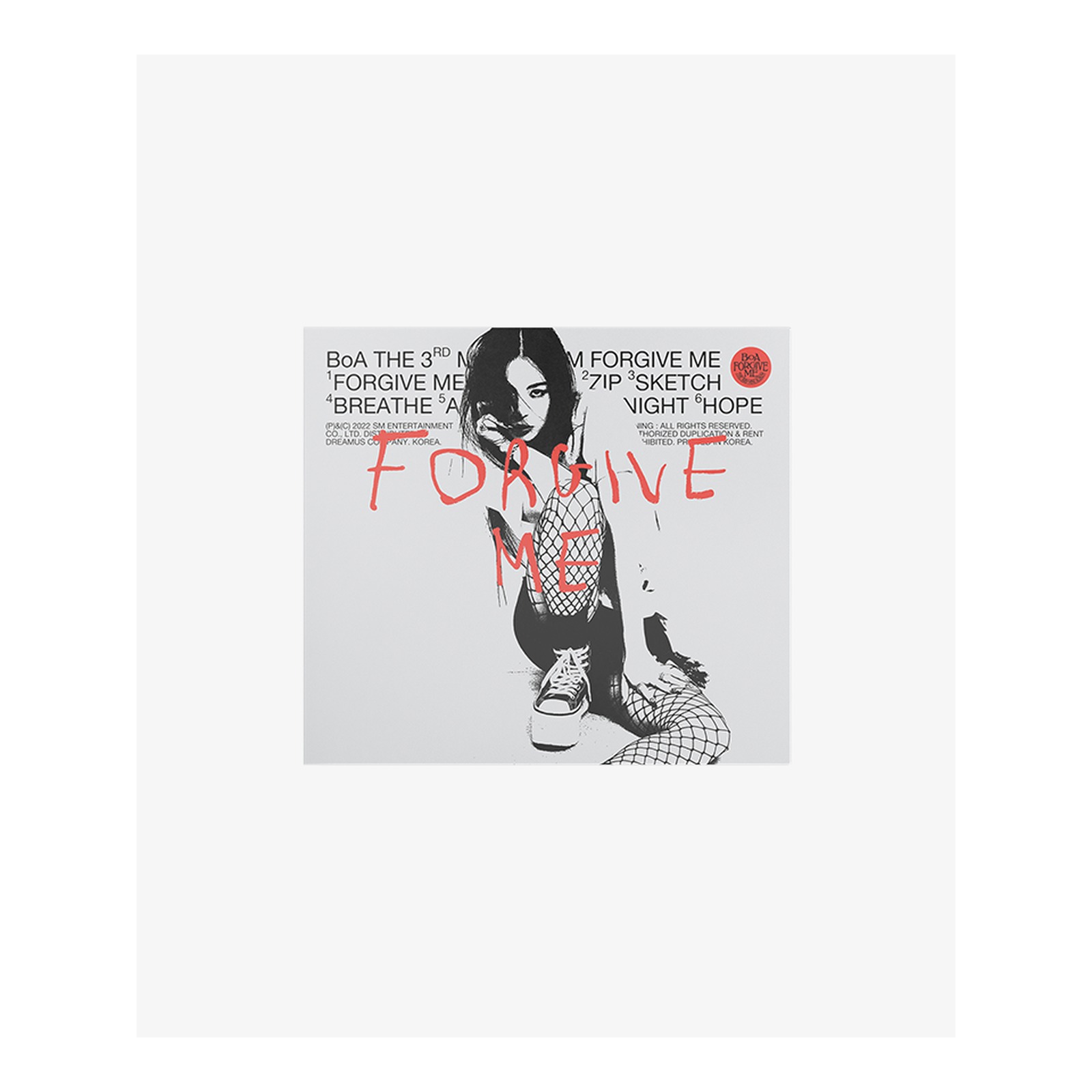 BoA 3rd Mini Album 'Forgive Me' (Digipack Ver.) — Product image
