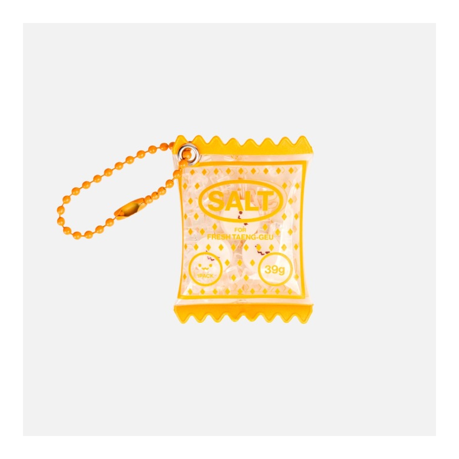 TAEYEON TAENG-GEU-RU-RU ROASTED SALT PVC Key Ring — Product image