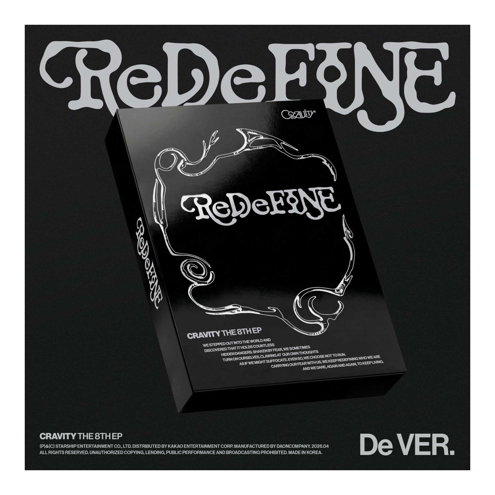 (De VER.) CRAVITY THE 8TH EP ReDeFINE — Product image