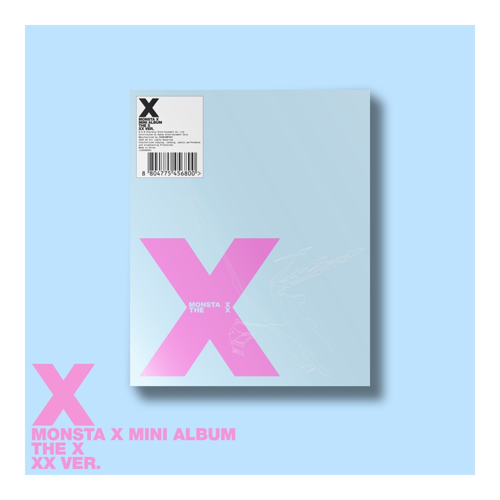 (XX VER.) MONSTA X MINI ALBUM THE X — Product image