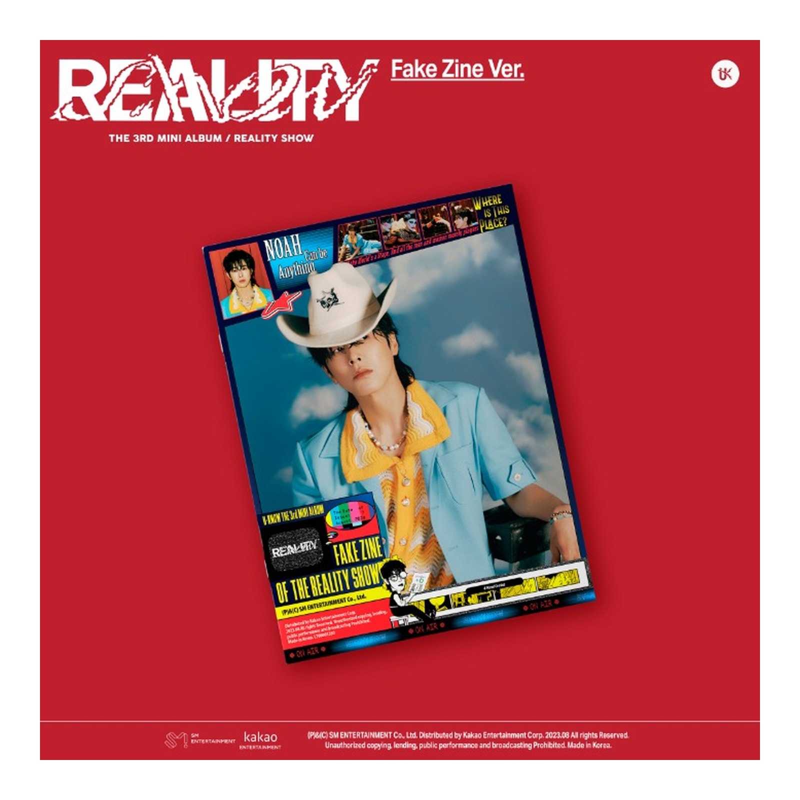 U-KNOW The 3rd mini Album [Reality Show] (Fake Zine Ver.) — Product image