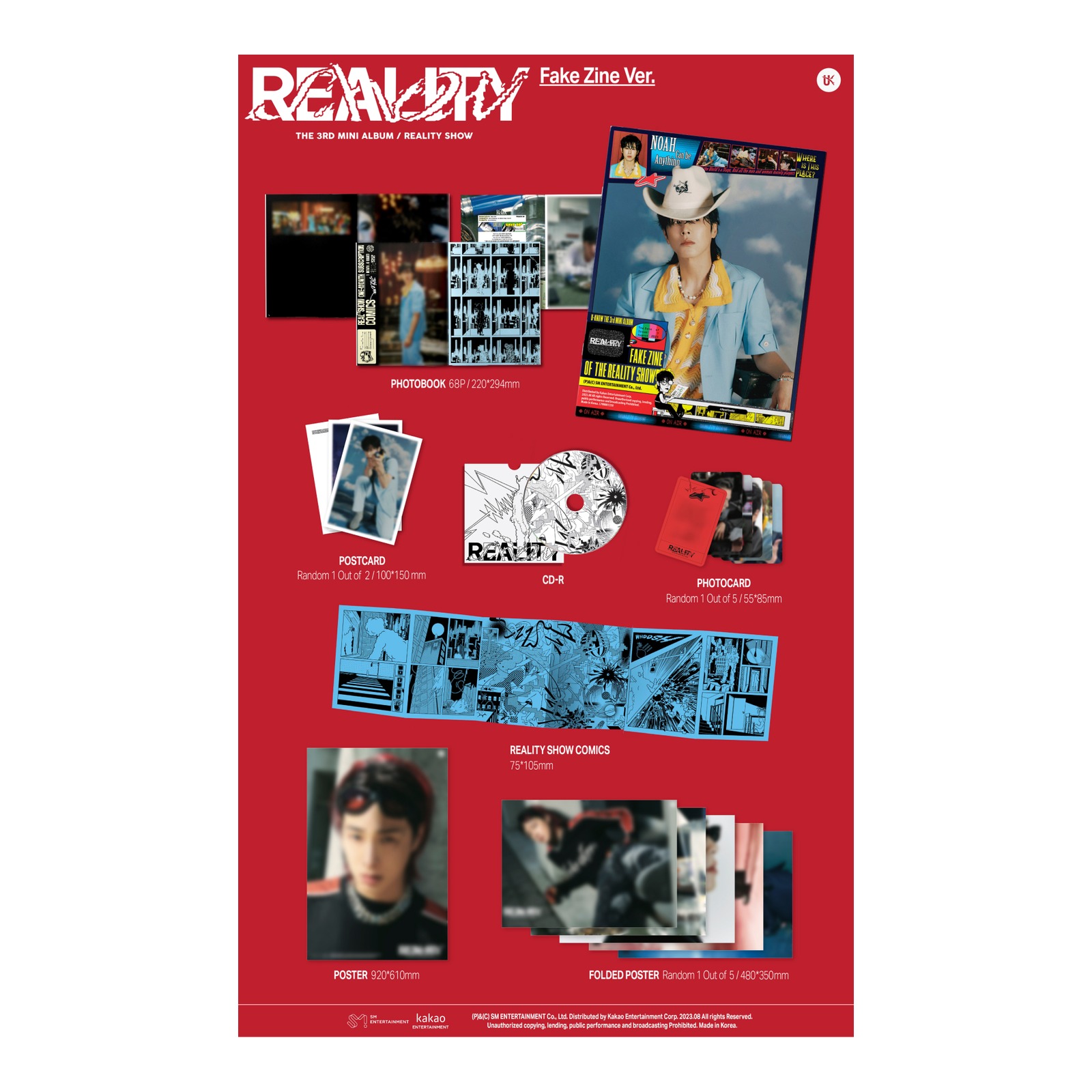 U-KNOW The 3rd mini Album [Reality Show] (Fake Zine Ver.) — Product image