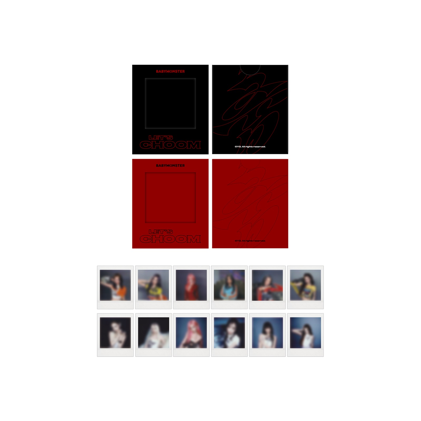[CHOOM] BABYMONSTER Instant Photo Package — Product image