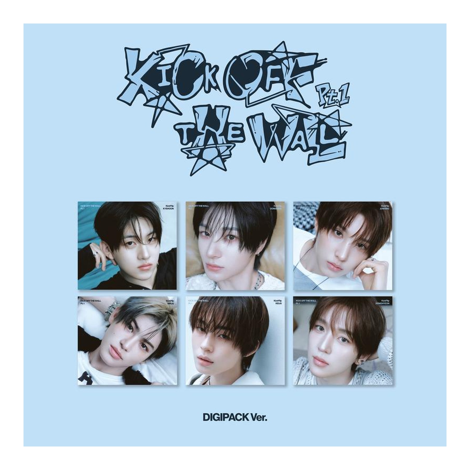 KickFlip The 5th Mini Album 'KICK OFF THE WALL Pt. 1 (DIGIPACK Ver.) — Product image