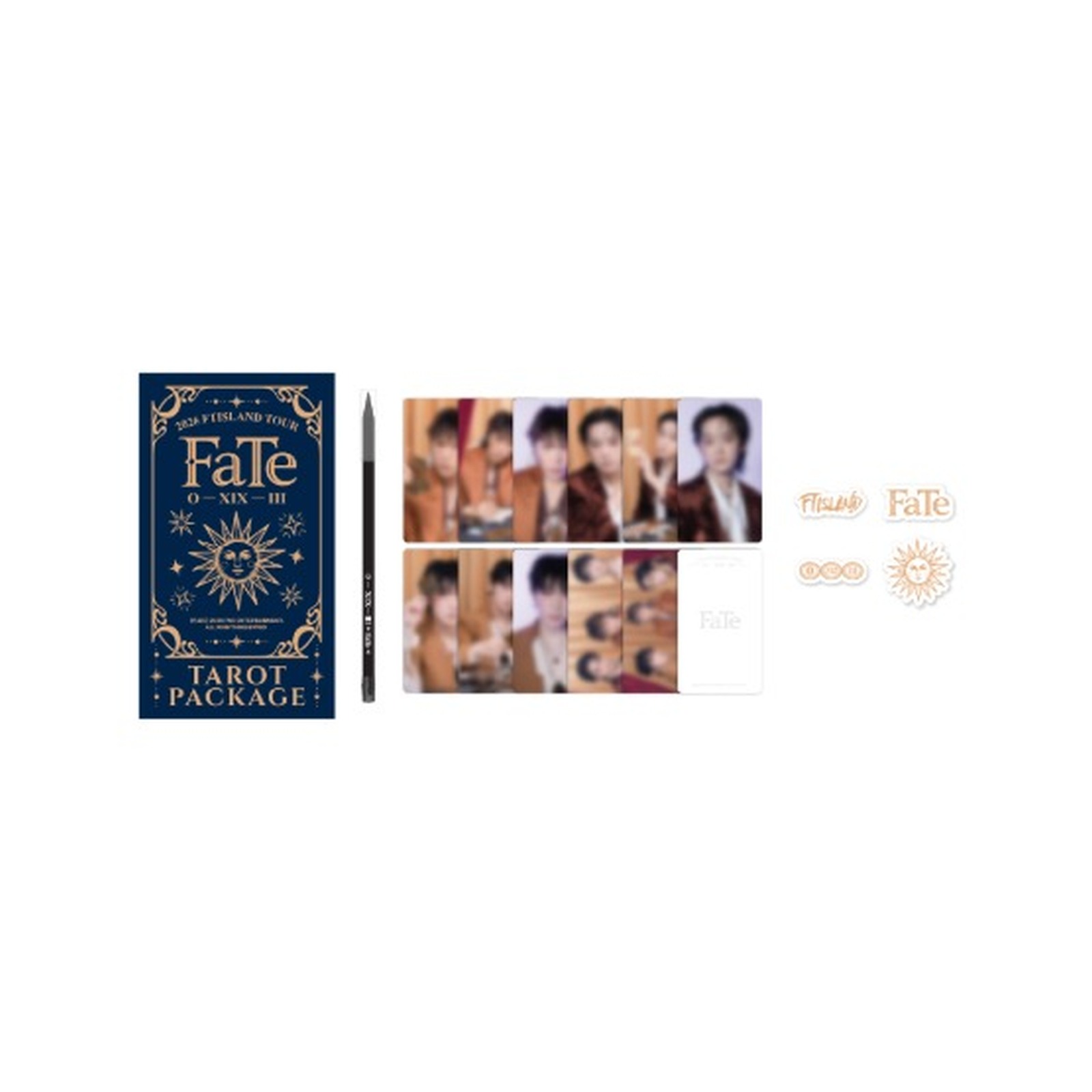 FTISLAND 2026 TOUR 0 — XIX — III 'FaTe' in SEOUL MD Tarot Package — Product image