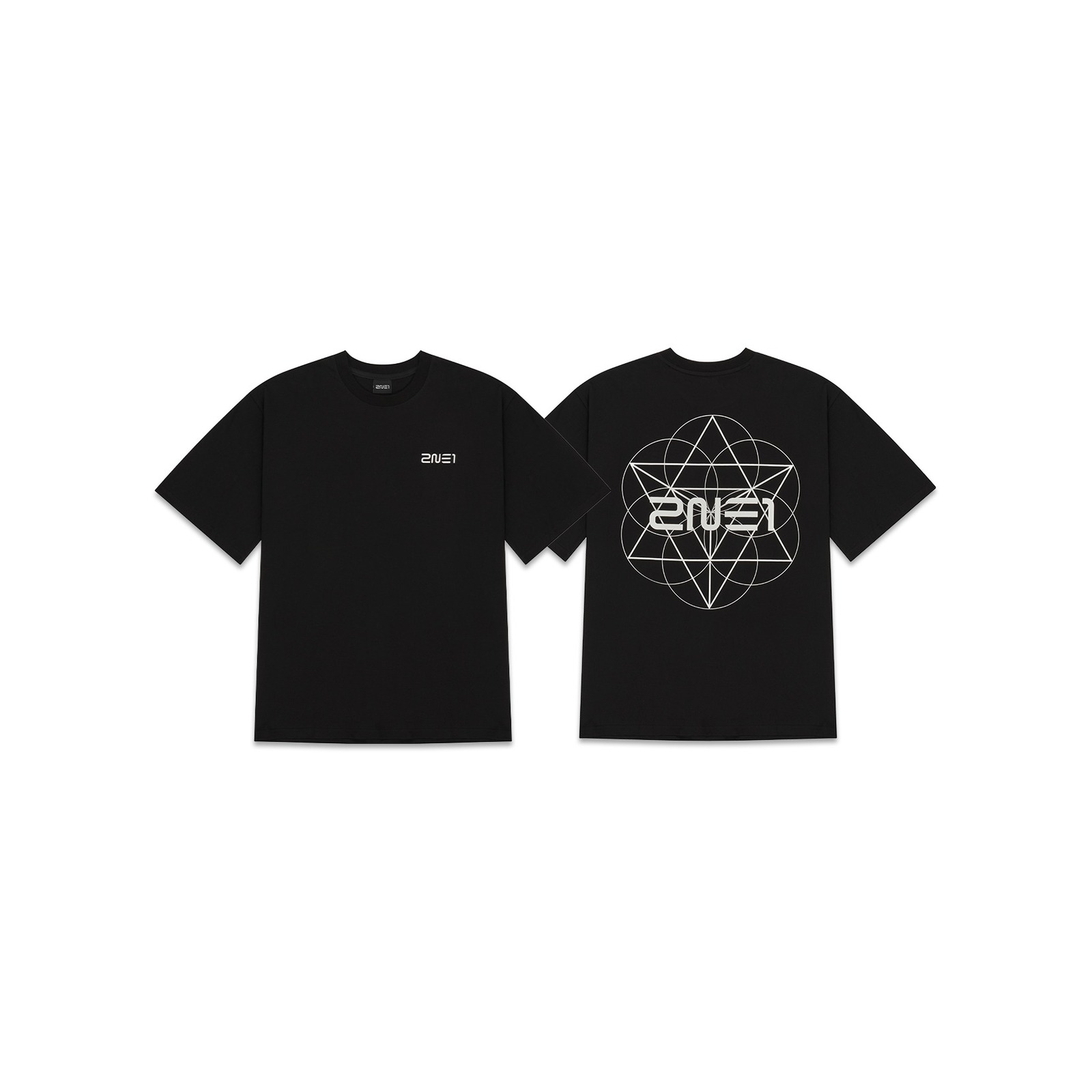 [WELCOMEBACK] 2NE1 SYMBOL T-SHIRT_BLACK — Product image