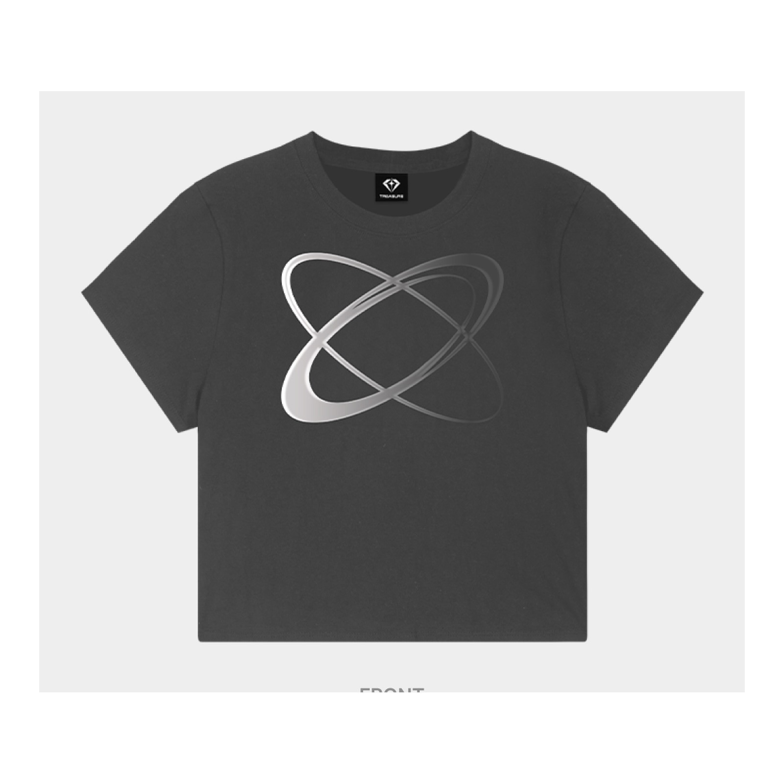 [NEWWAV] TREASURE HEAT REACTIVE CROP T-SHIRT — Product image